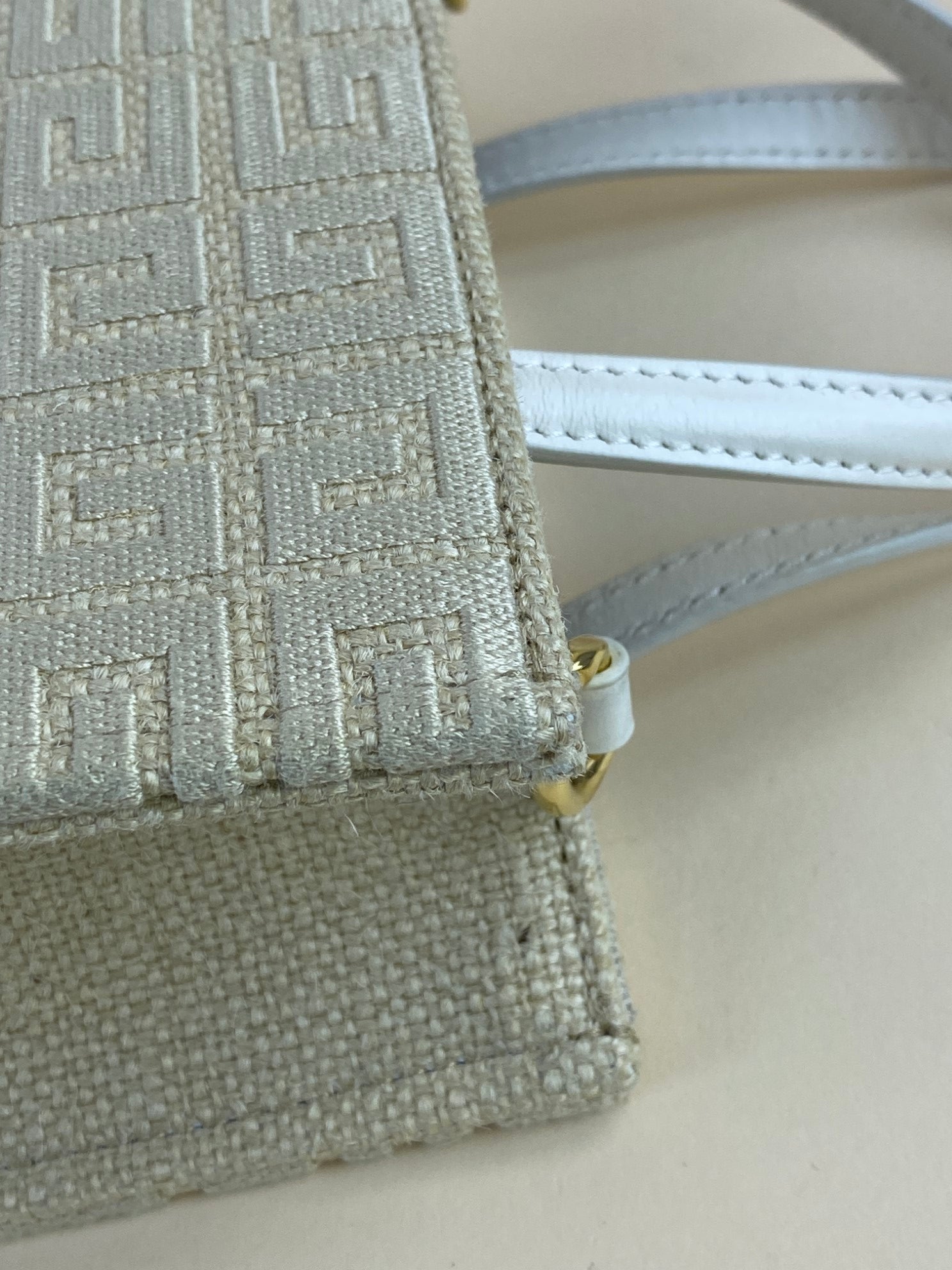 Givenchy beige Mini G Shopping Tote Bag