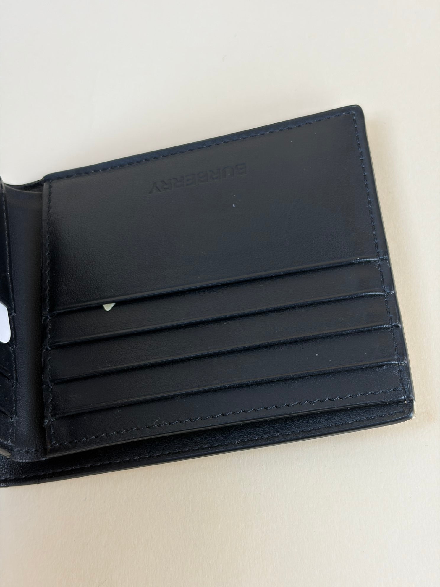 Burberry Vintage Check E-Canvas International Bi-fold Wallet