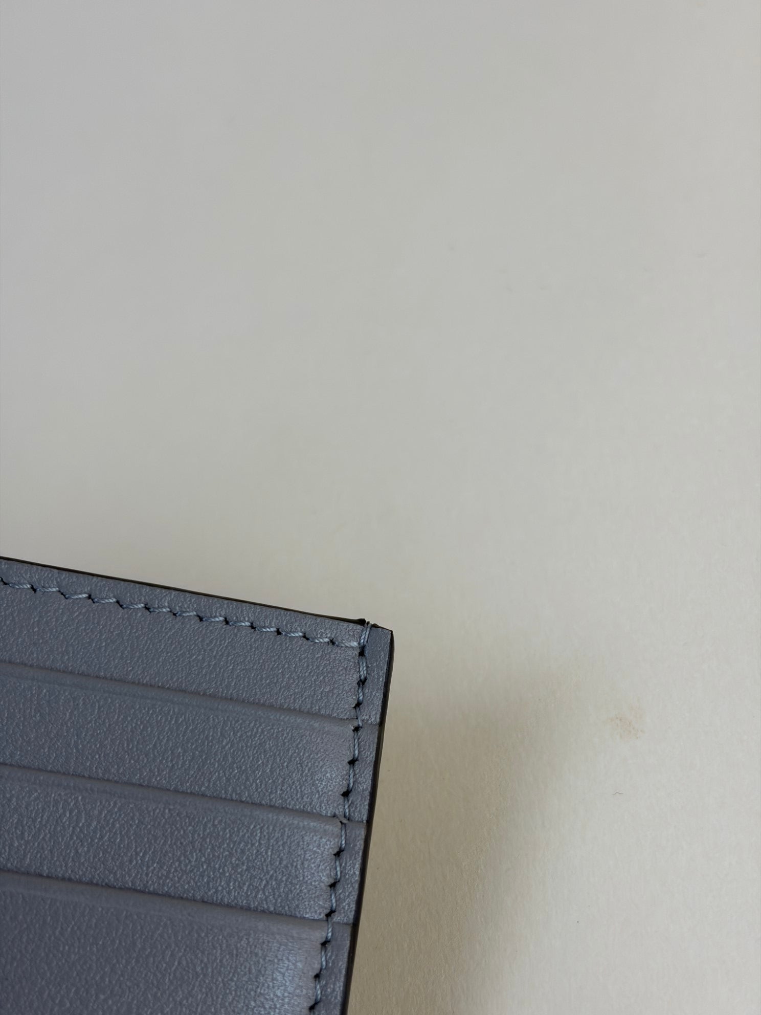 Valentino Grey Vlogo Signature Card Holder