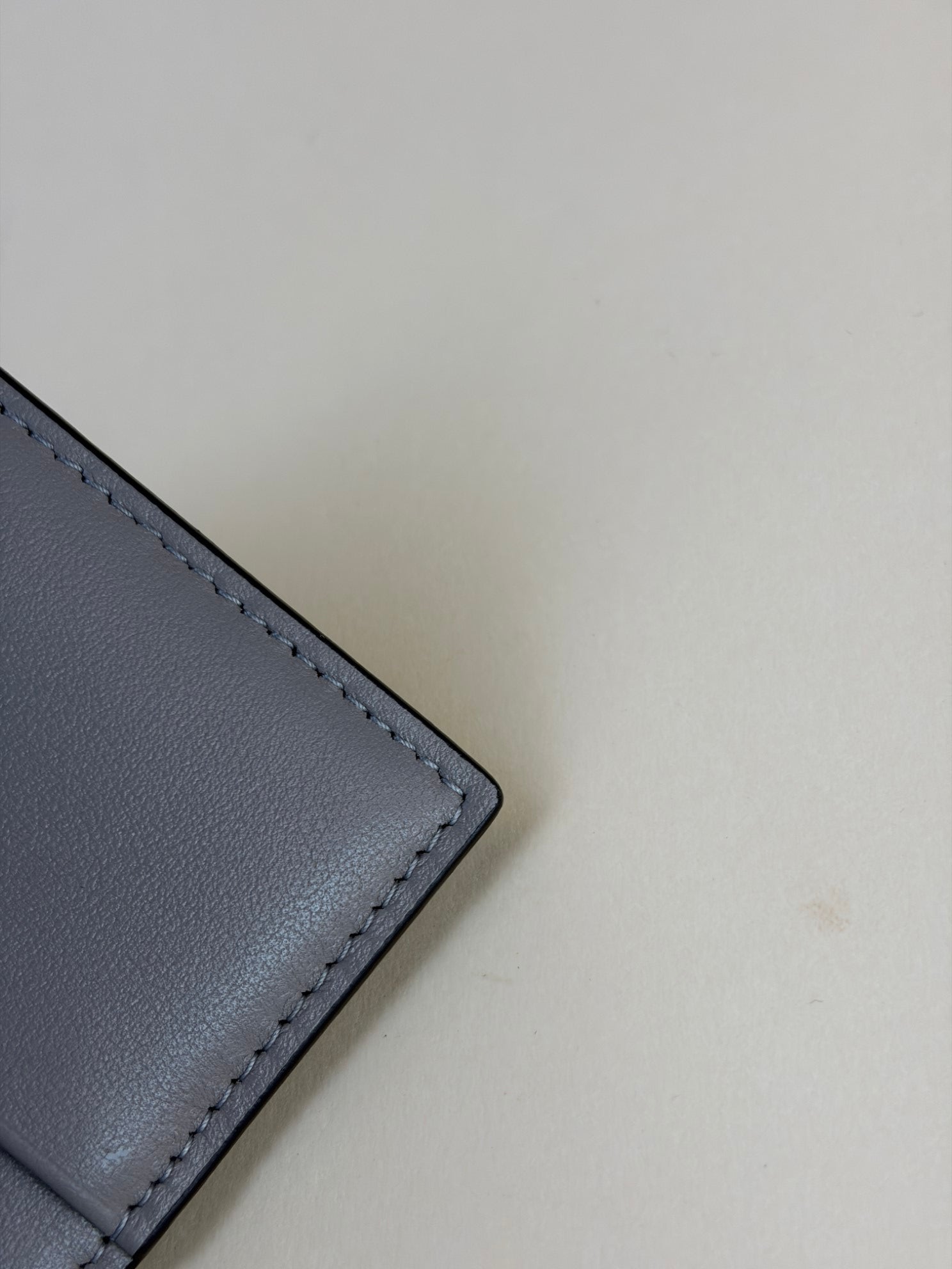 Valentino Grey Vlogo Signature Card Holder