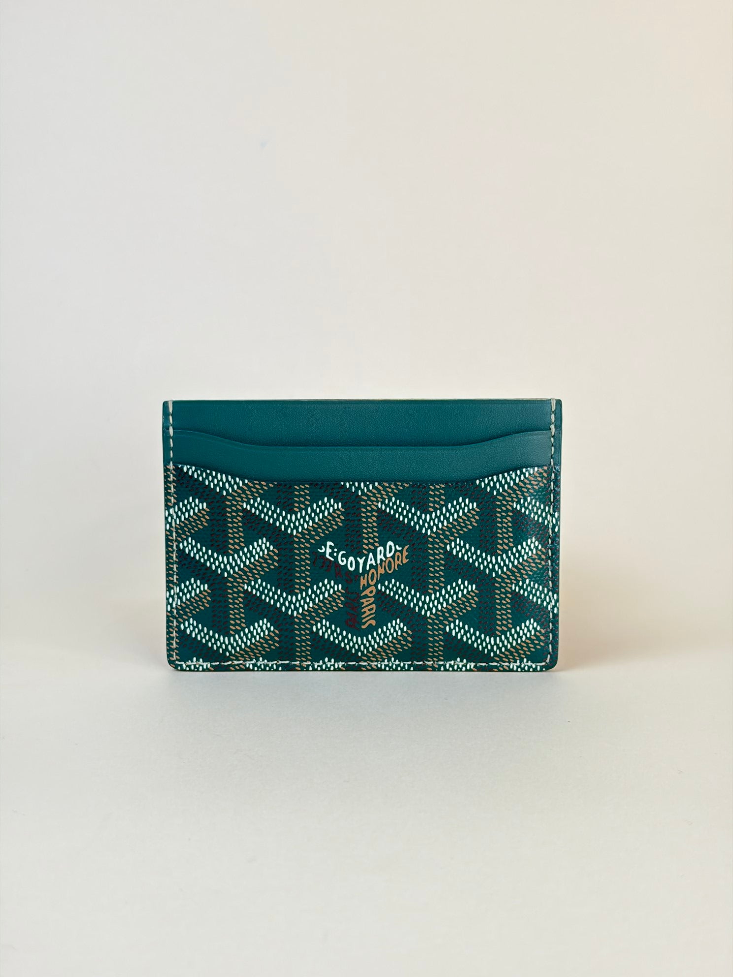 Goyard Green Saint Sulpice Card Holder