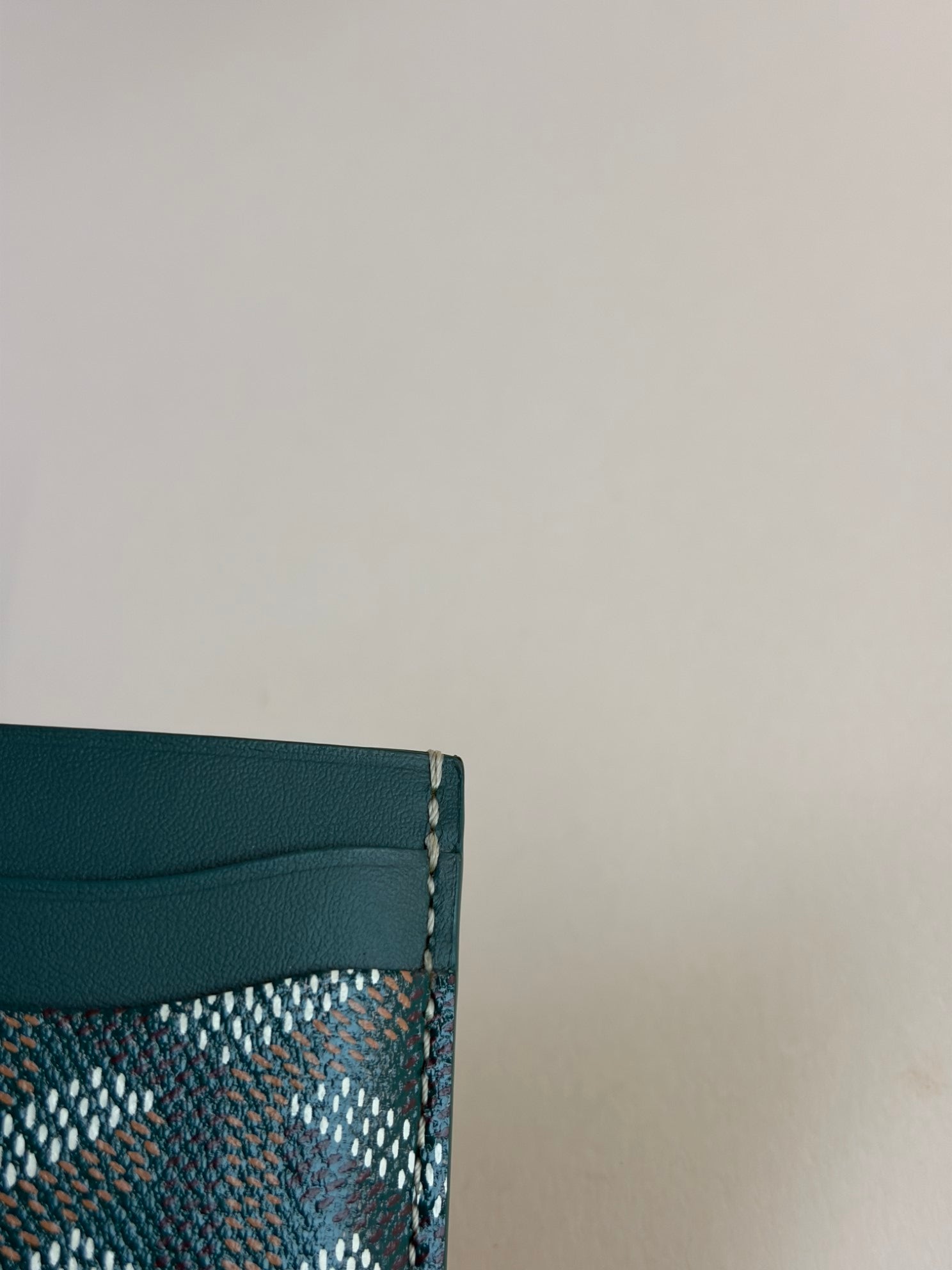 Goyard Green Saint Sulpice Card Holder