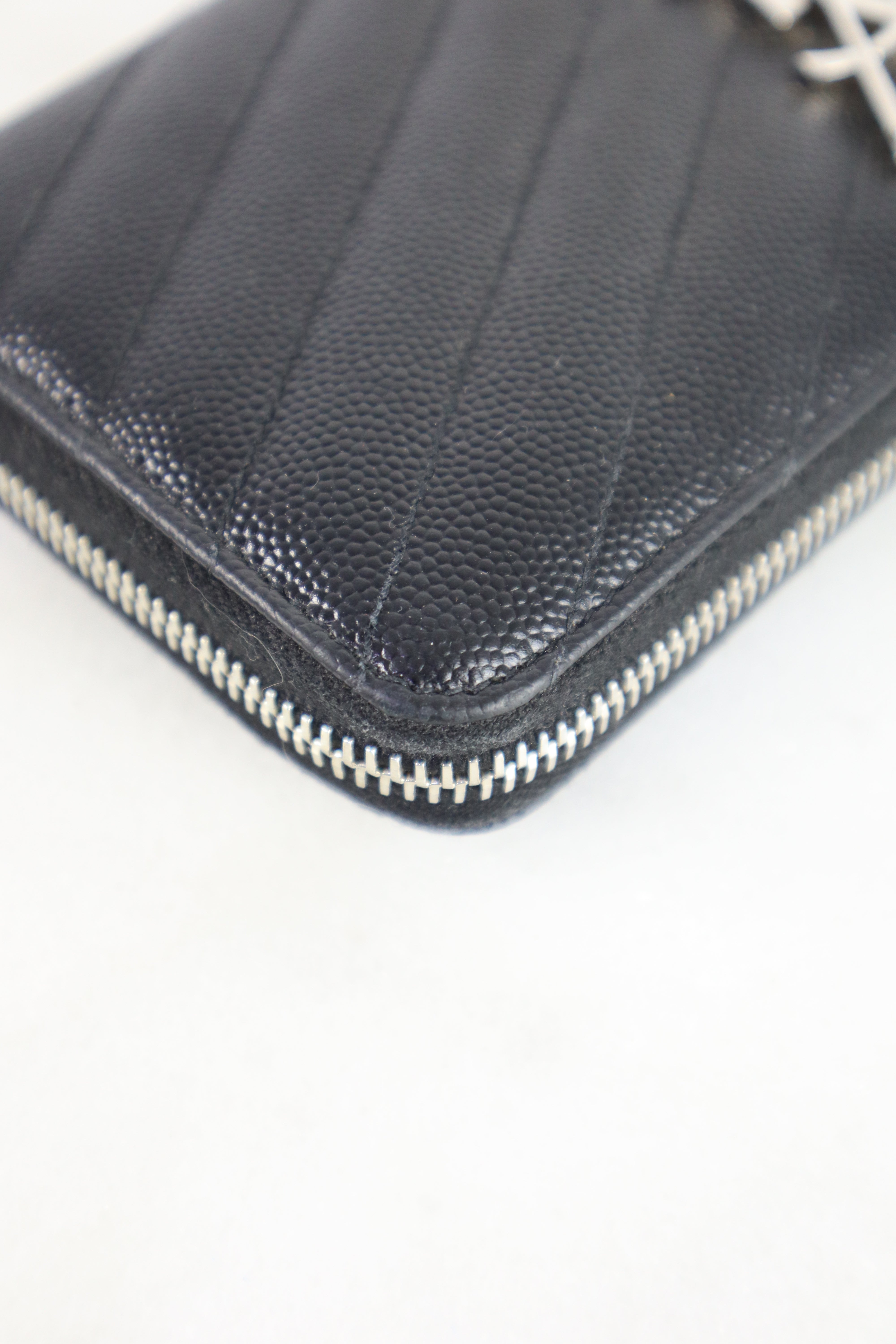 YSL Black Long Wallet