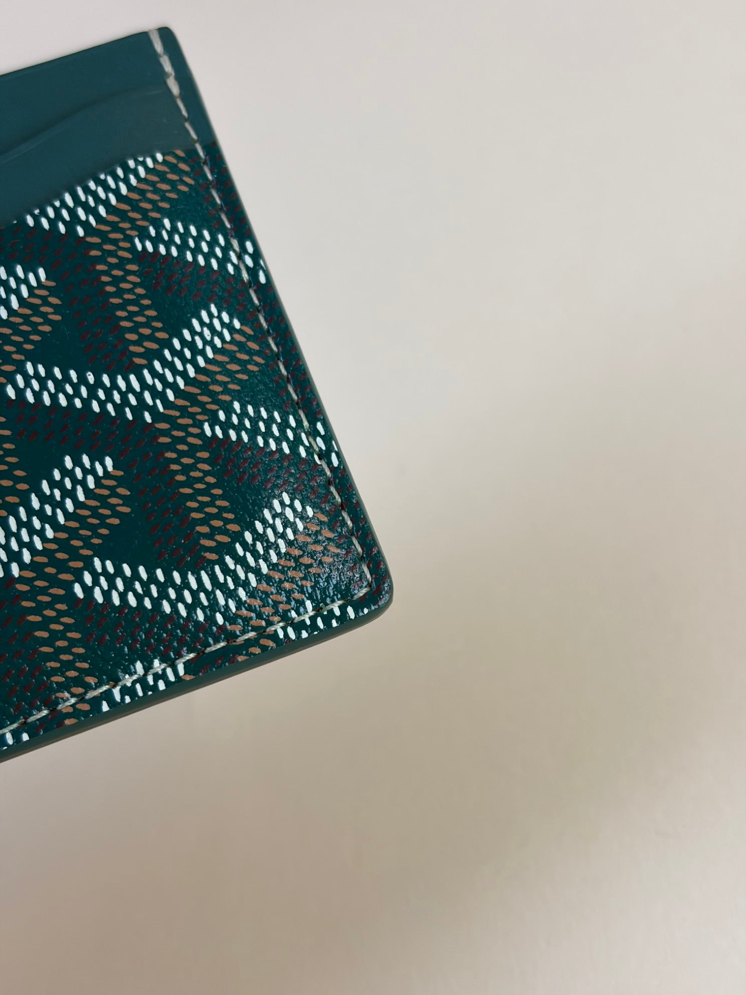 Goyard Green Saint Sulpice Card Holder