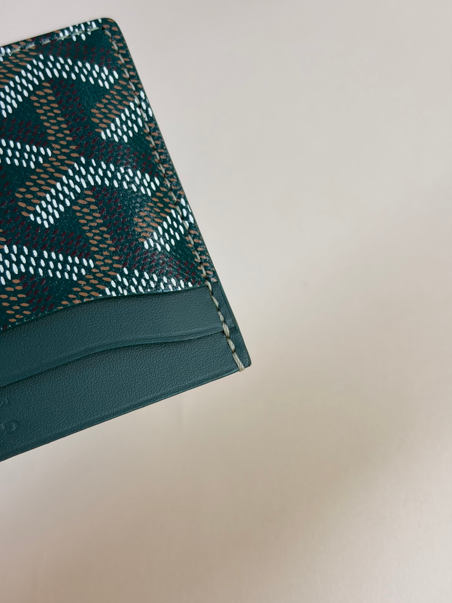 Goyard Green Saint Sulpice Card Holder