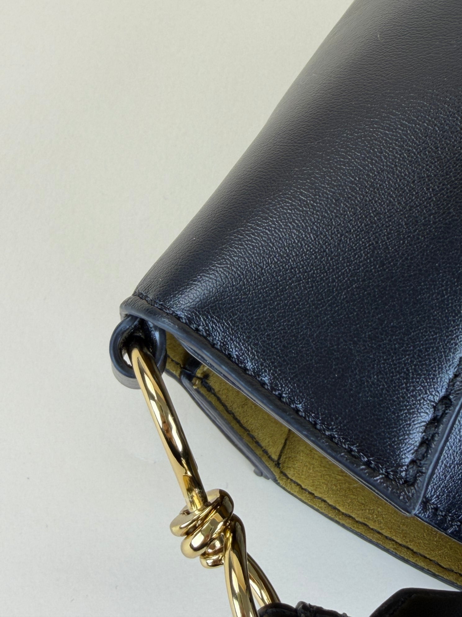 Stella Mccartney Black Logo Crossbody Bag