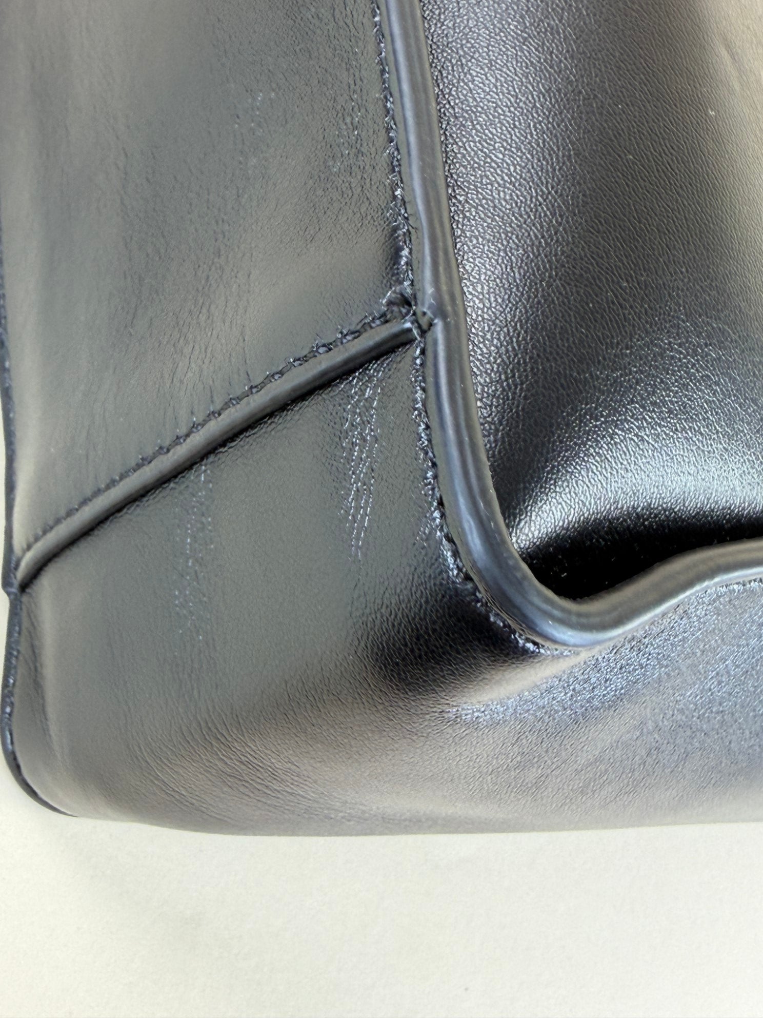 Stella Mccartney Black Logo Crossbody Bag