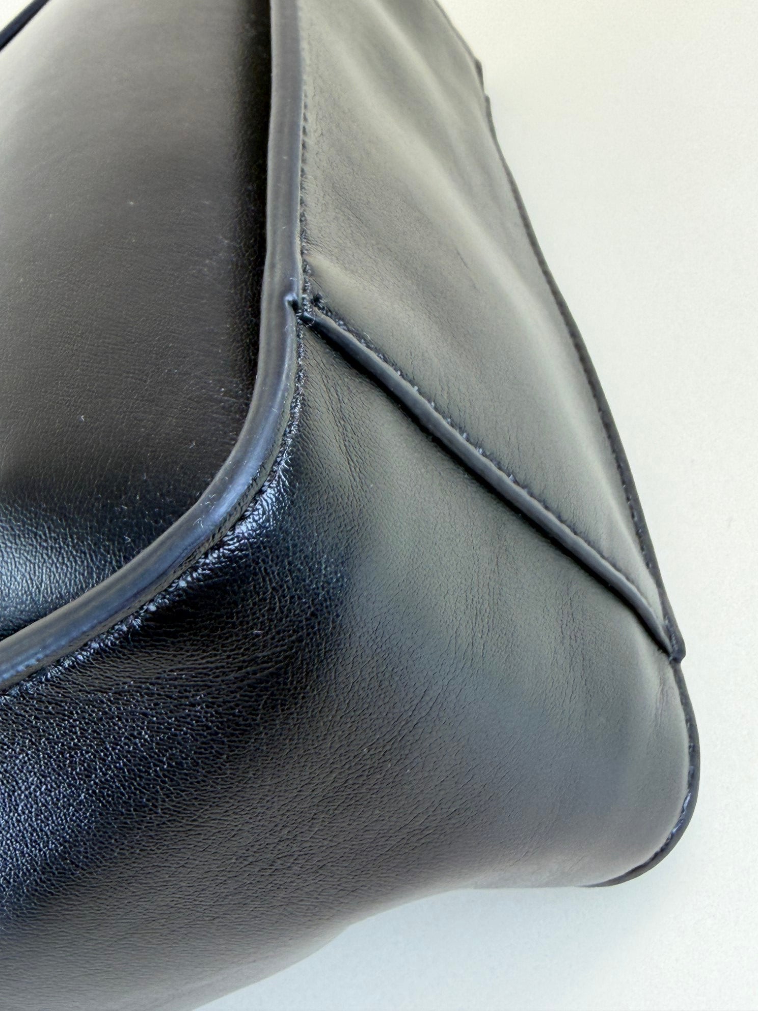 Stella Mccartney Black Logo Crossbody Bag