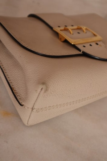 Burberry Beige Buckle Crossbody Bag