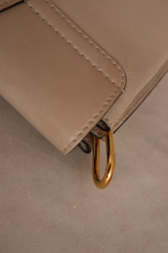 Burberry Beige Buckle Crossbody Bag