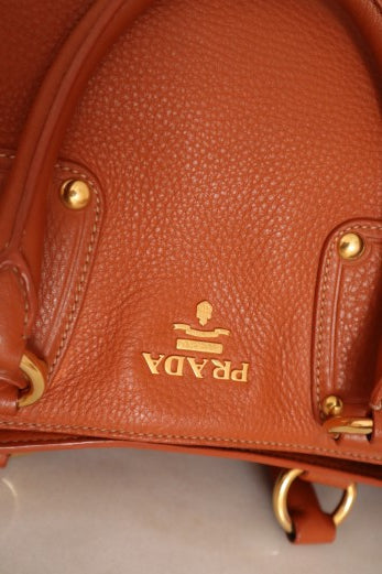 Prada Orange Vitello Daino Bag