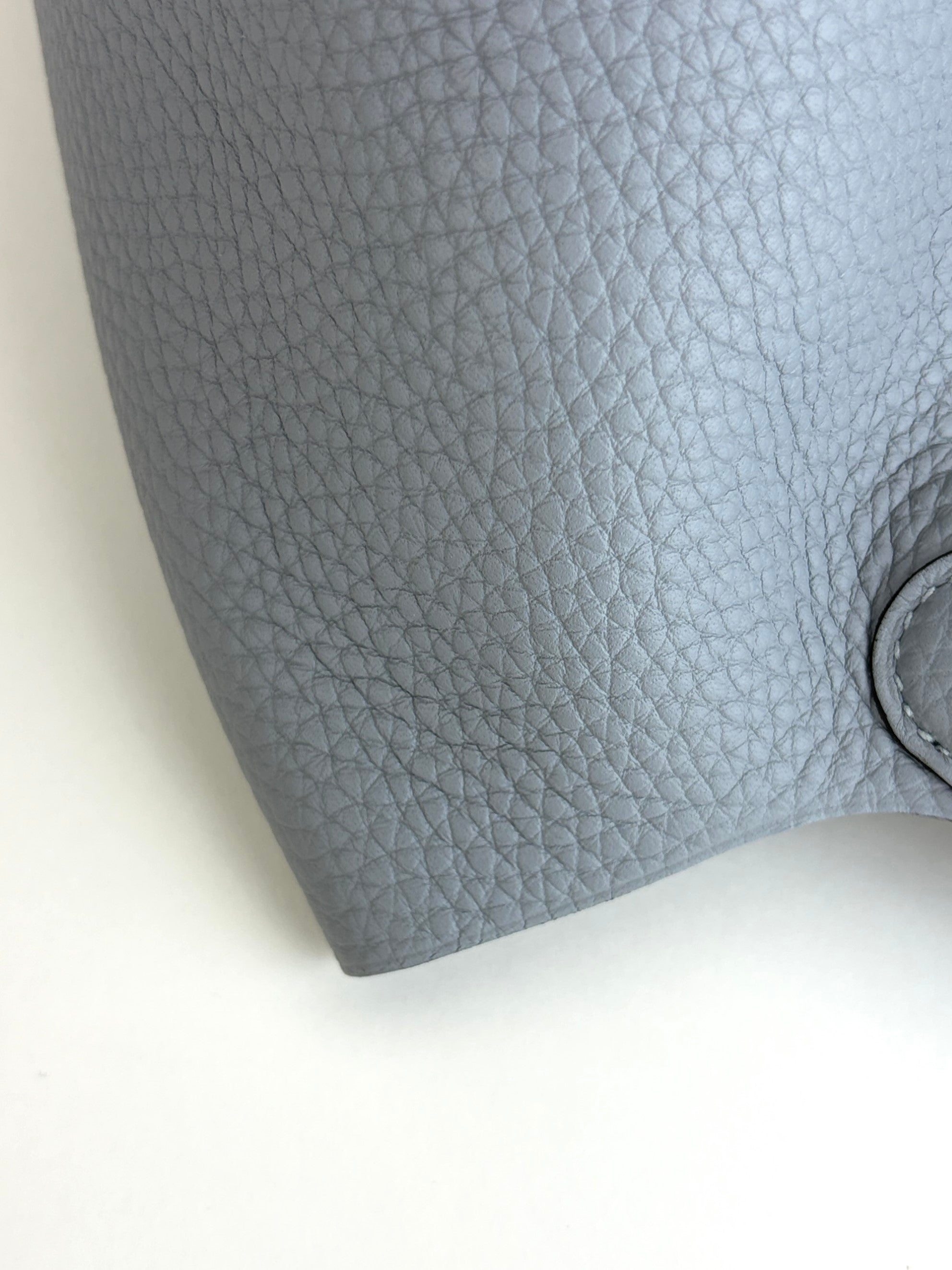 Hermes gris pant tin Tauillon Clemence picoting lock 18 bag