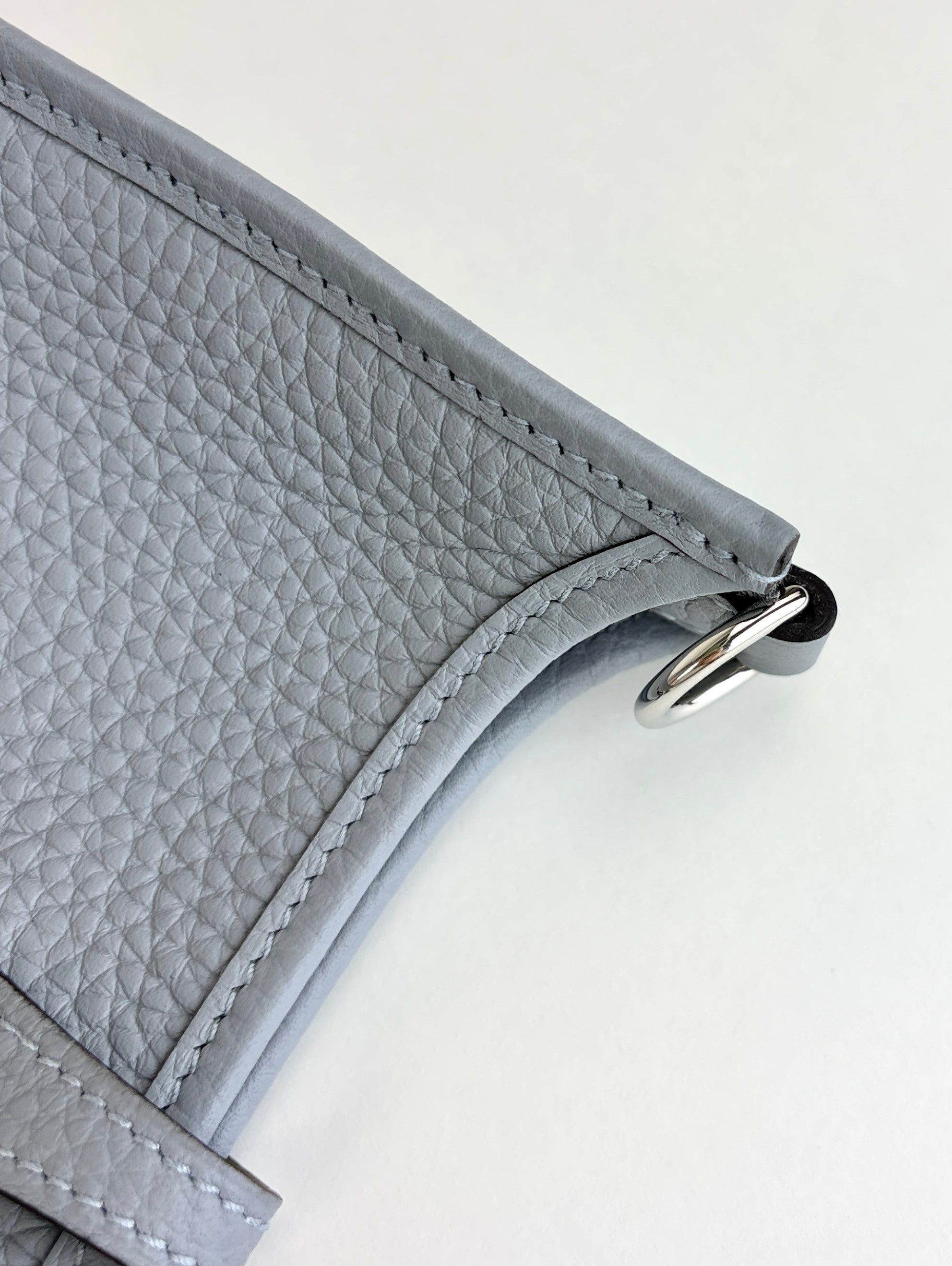 Hermes gris  taurillon Clemence Evelyne 16 amazon bag