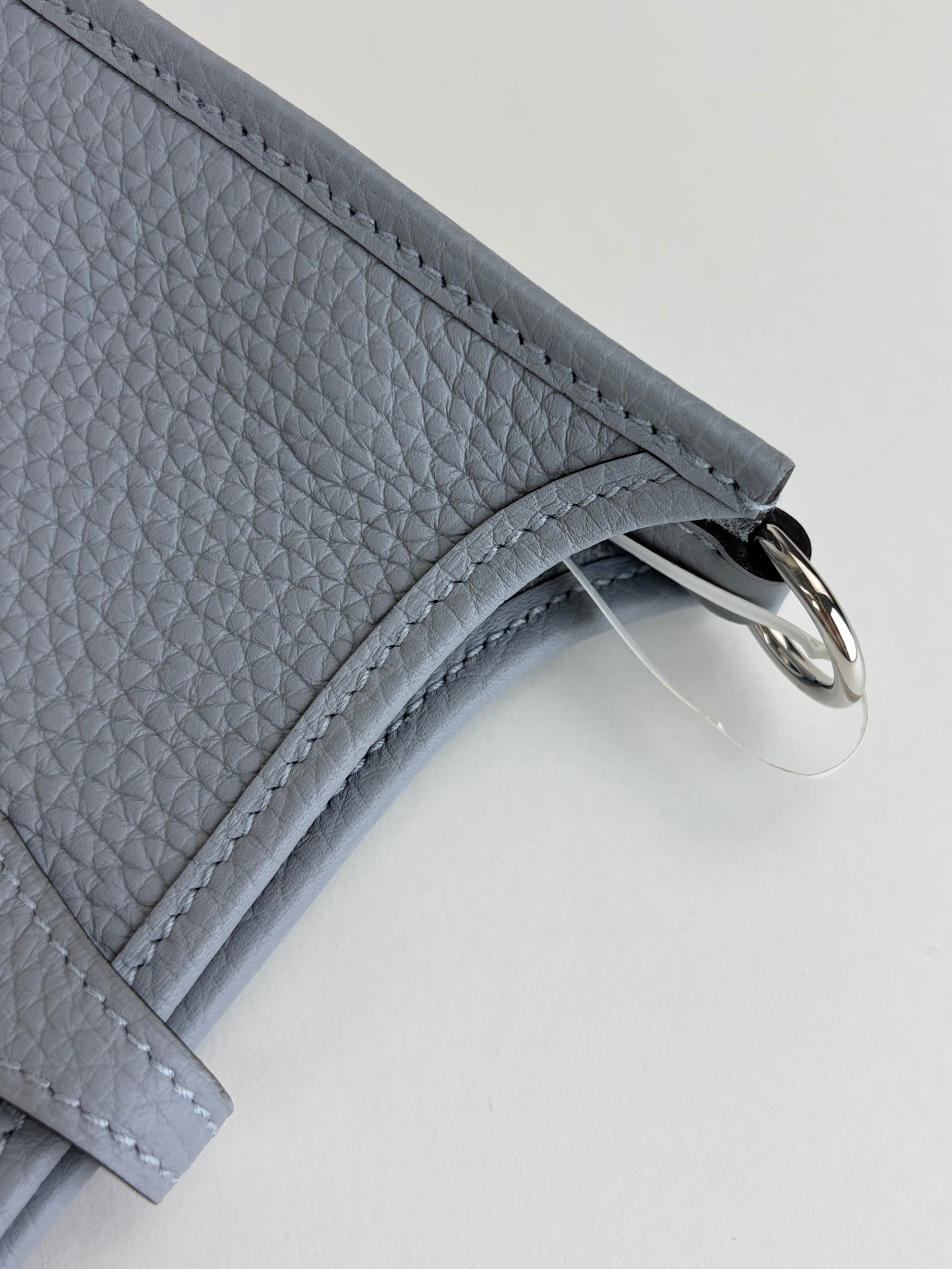 Hermes gris  taurillon Clemence Evelyne 16 amazon bag