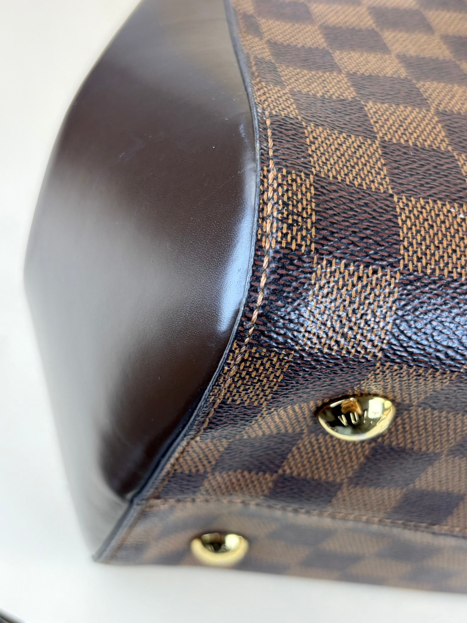 Louis Vuitton Damier Ebene Rivoli  MM Bag with Strap