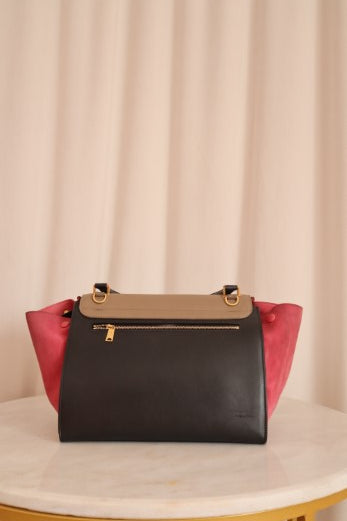 Celine Tricolor Trapeze Shoulder Bag