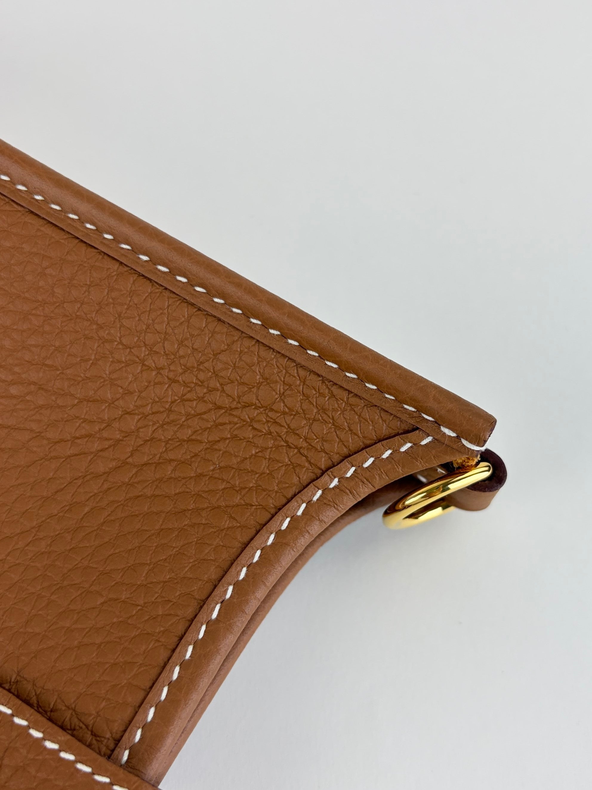 Hermes gold taurillon Clemence Evelyne 16 amazon bag