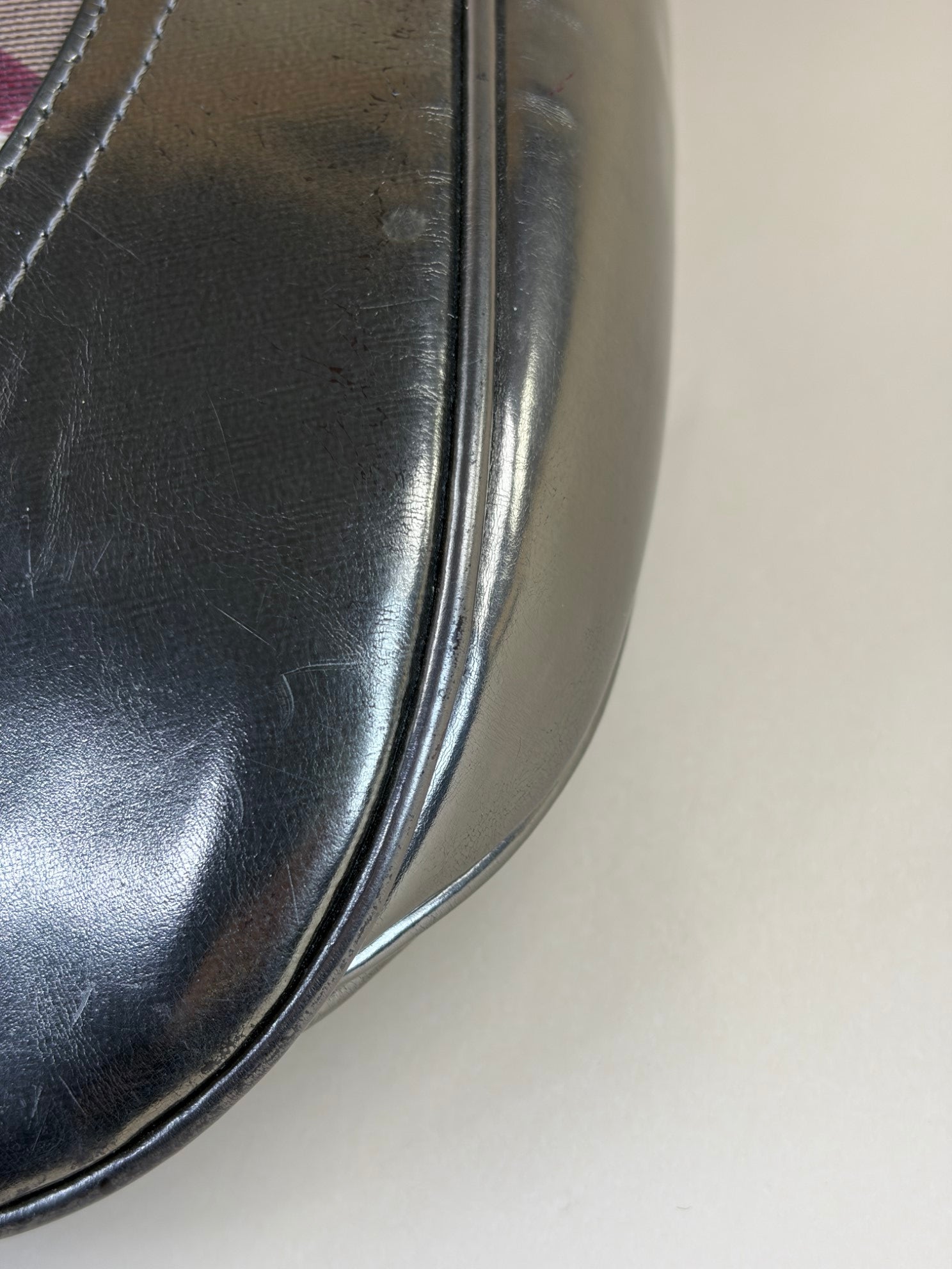 Burberry Nova Check Metallic Hobo Brook Bag