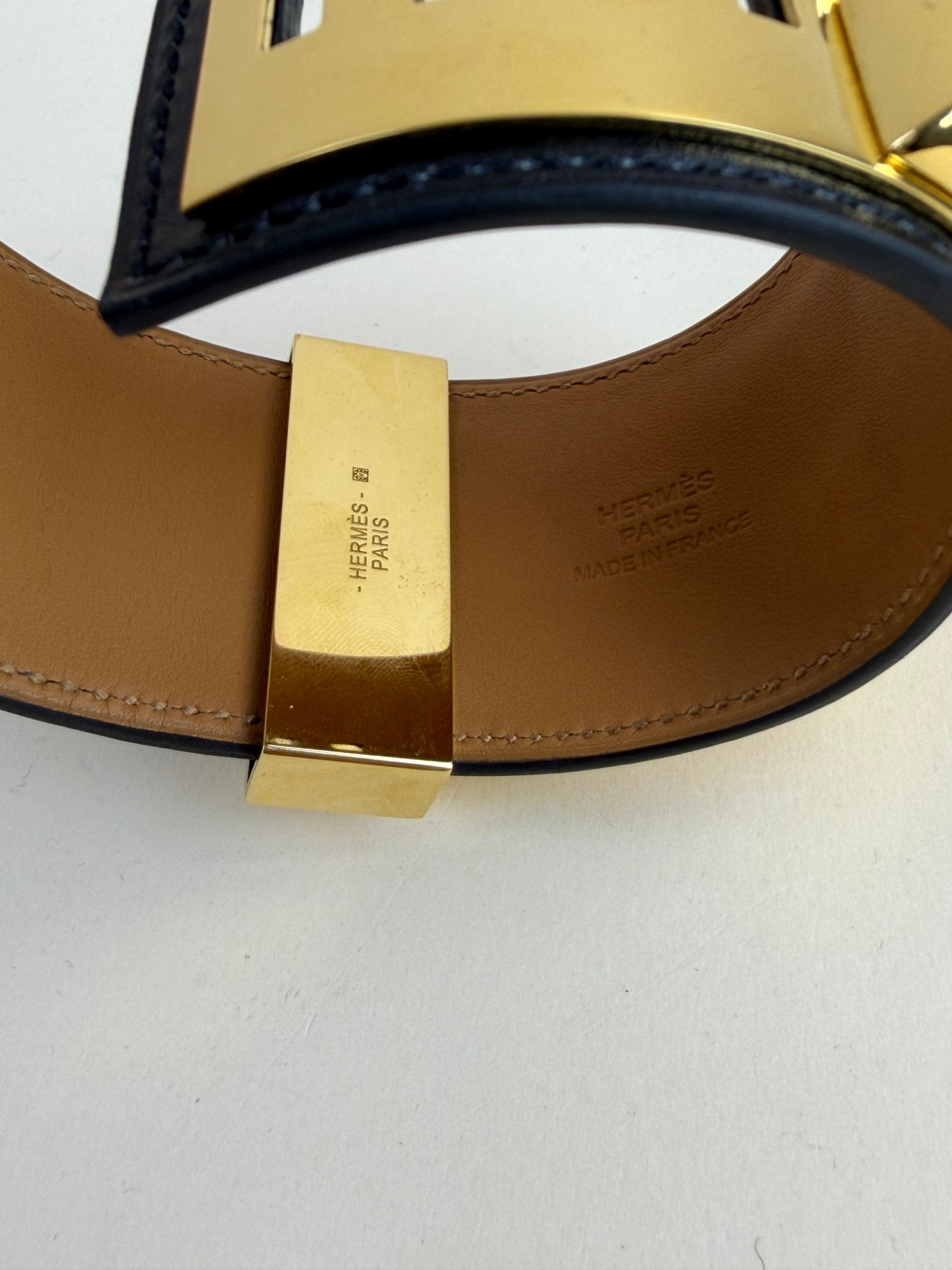 Hermes Black Collier De Chien Bracelet