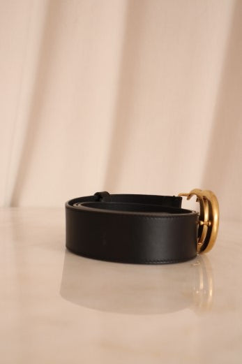 Gucci Black Belt 32