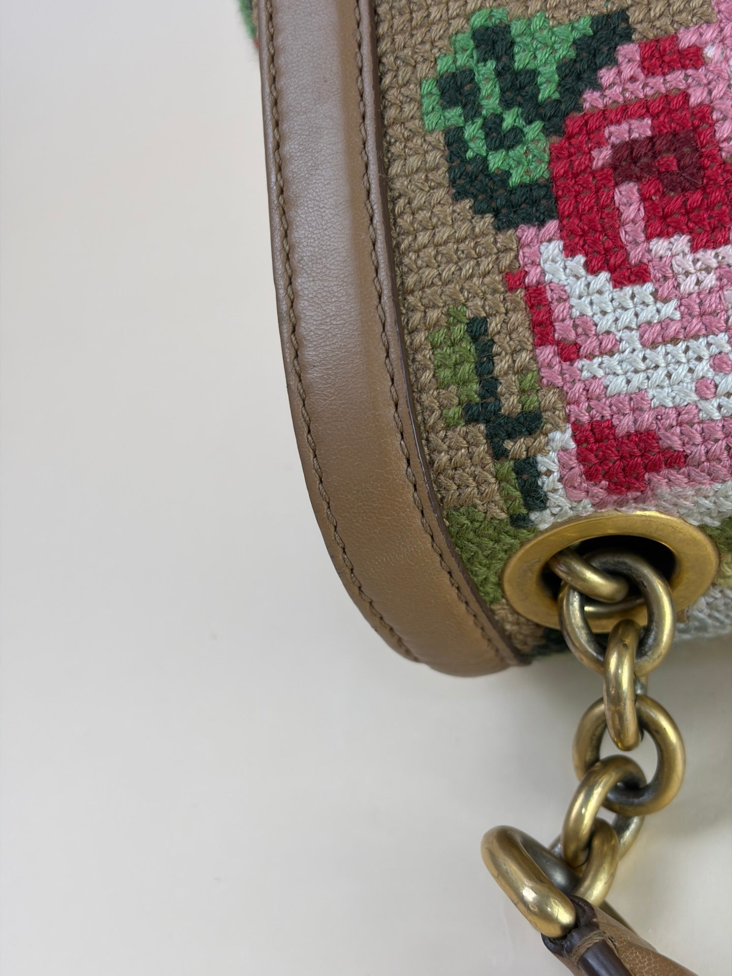 DOLCE &GABBANA Florai needlepoint tote bag