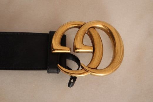 Gucci Black Belt 32