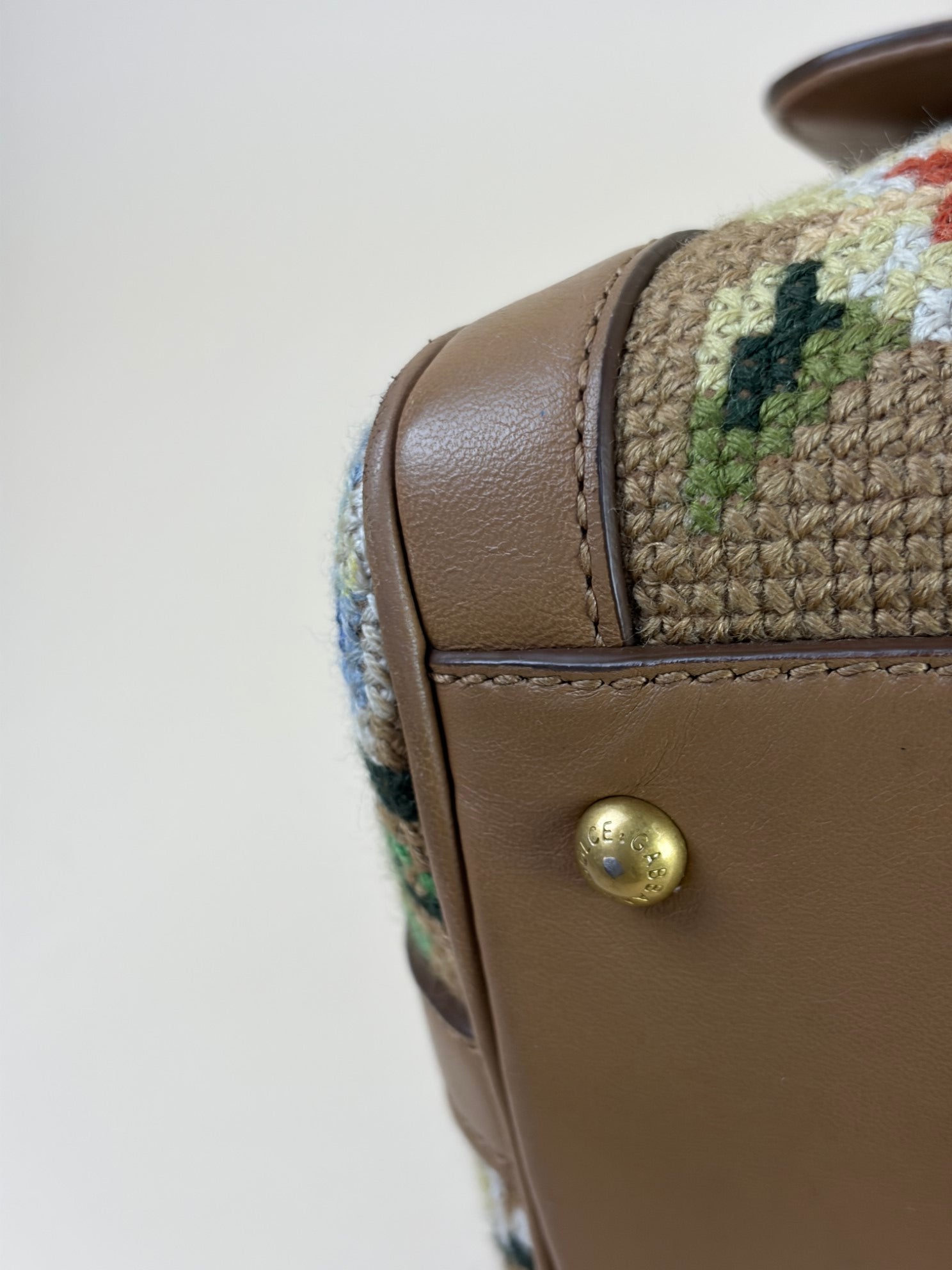 DOLCE &GABBANA Florai needlepoint tote bag