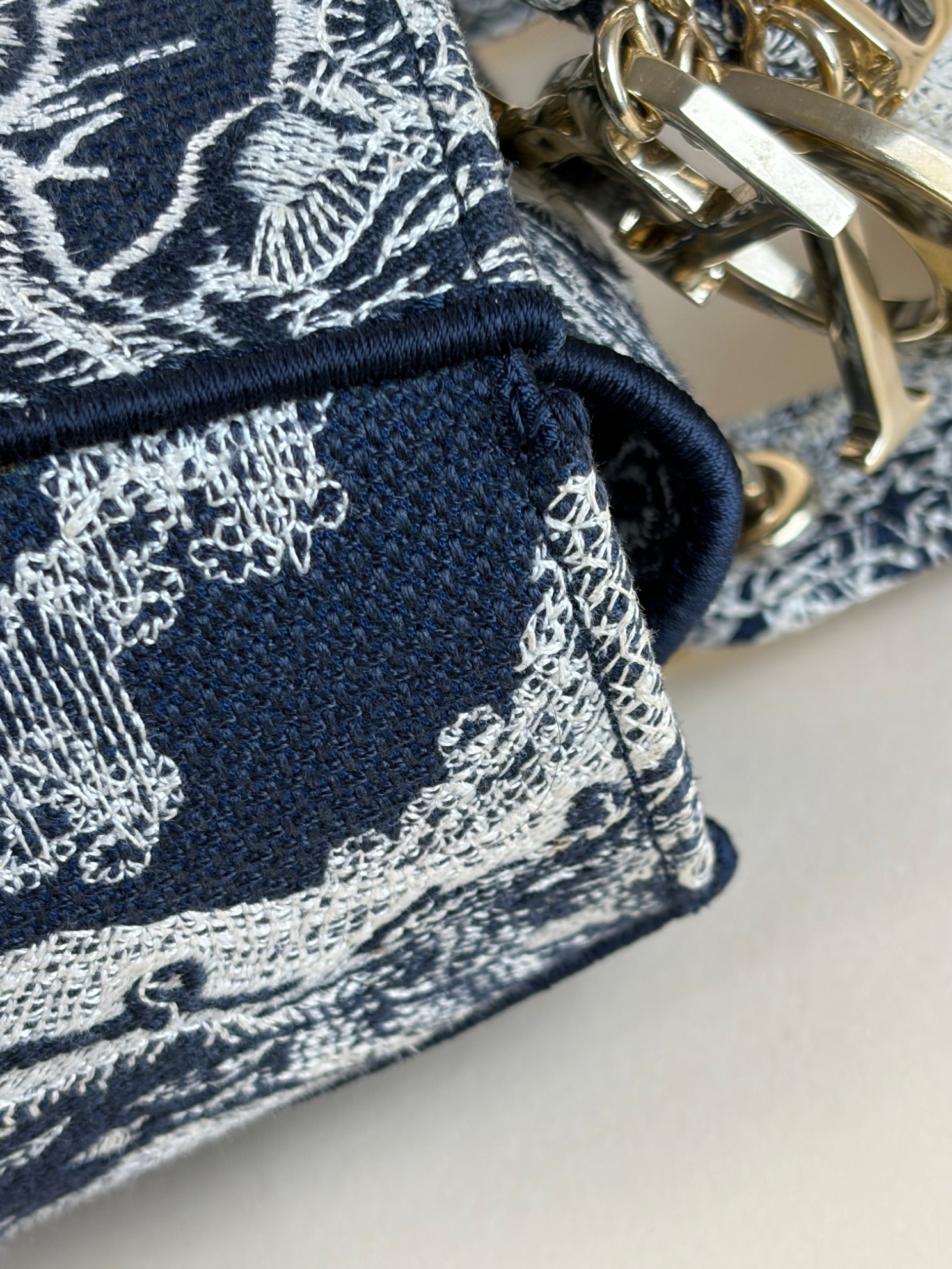 Christian Dior Lady D-Lite Medium Bag with Strap