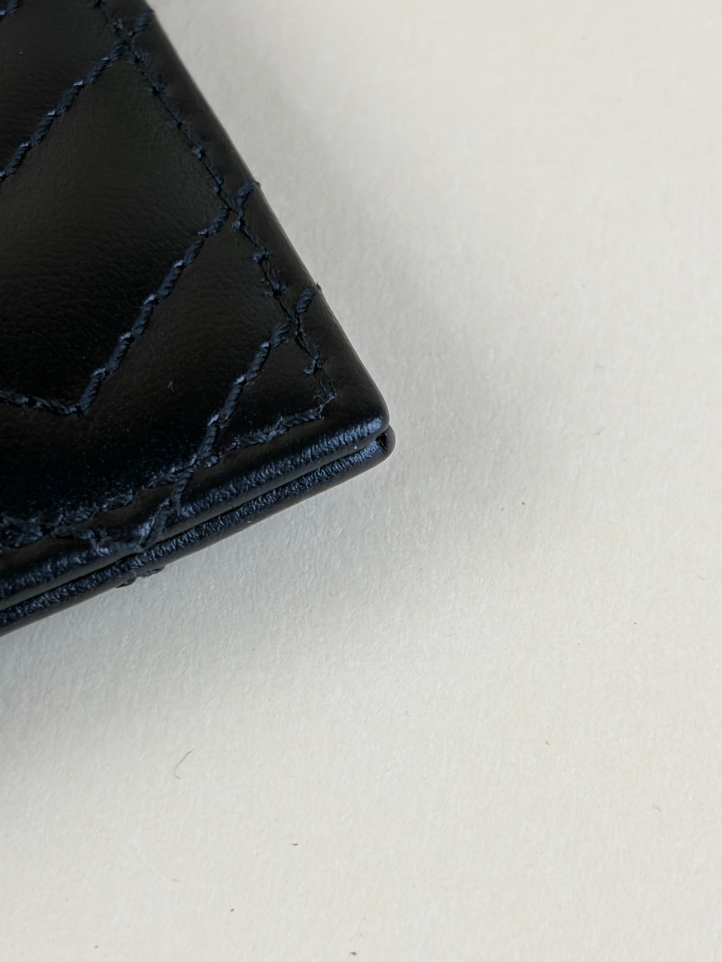 Gucci Black GG Marmont Card Holder with Key Chain