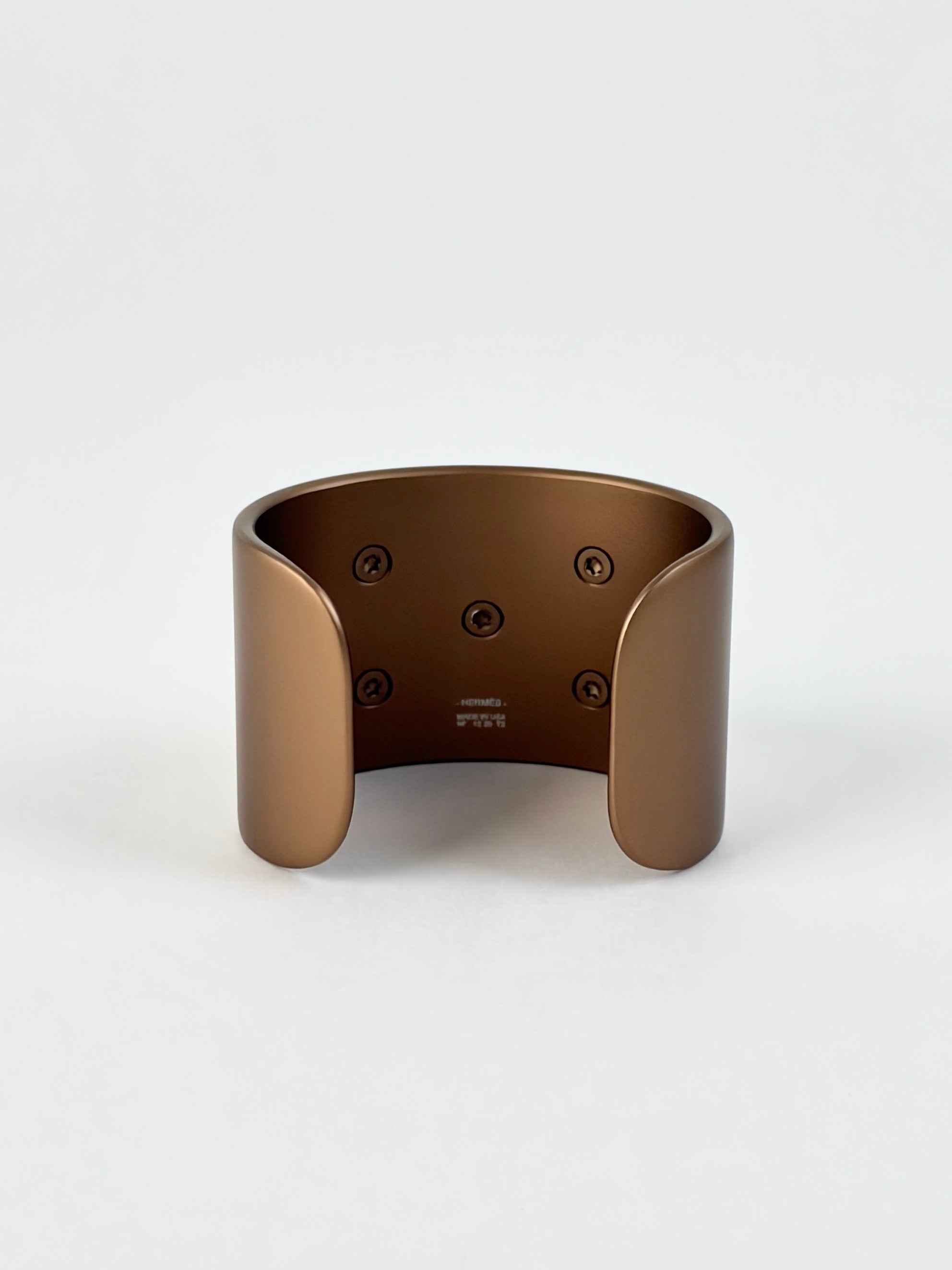Hermes copper aluminum collier de chine sunset cuff bracelet