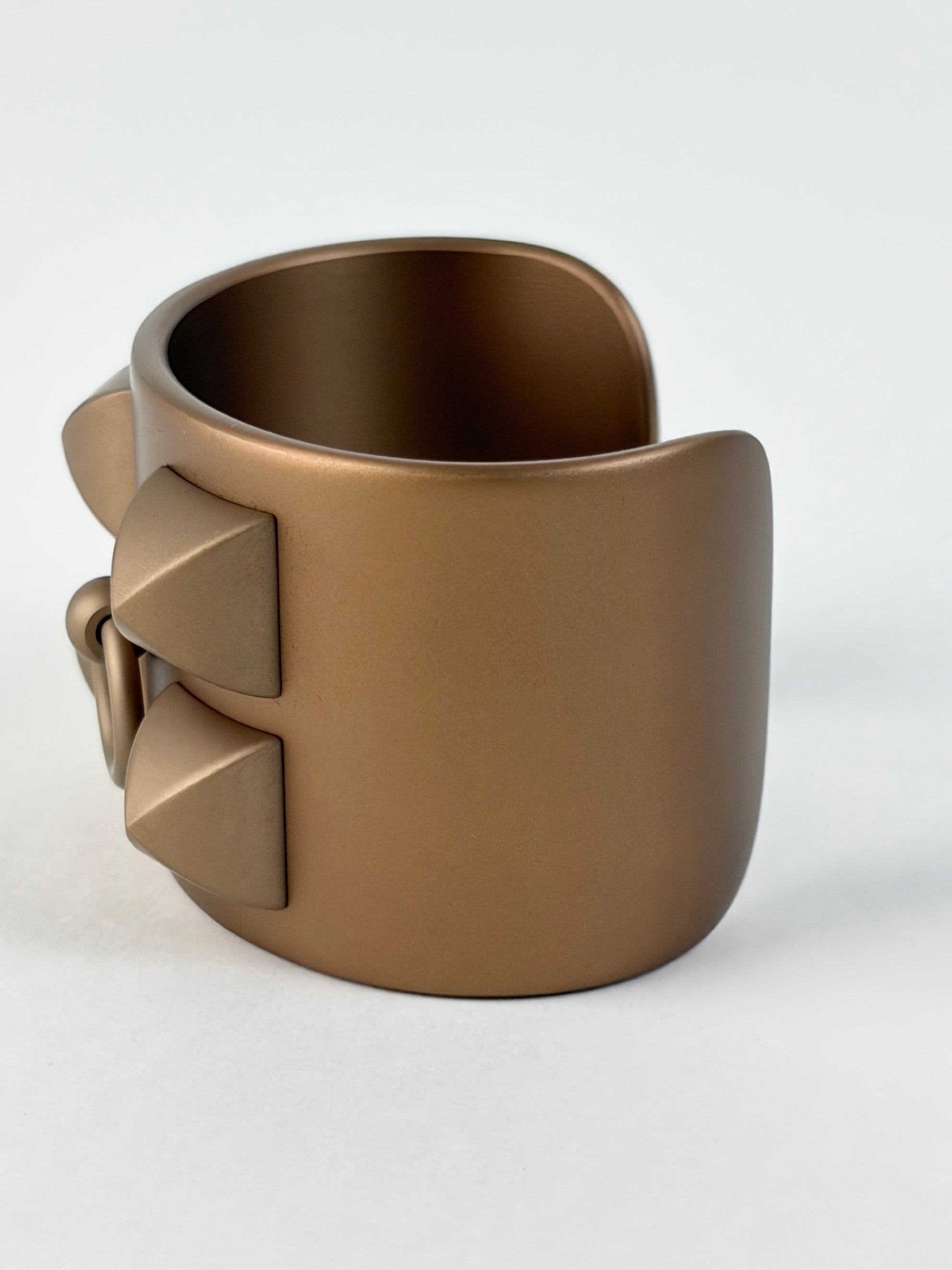 Hermes copper aluminum collier de chine sunset cuff bracelet