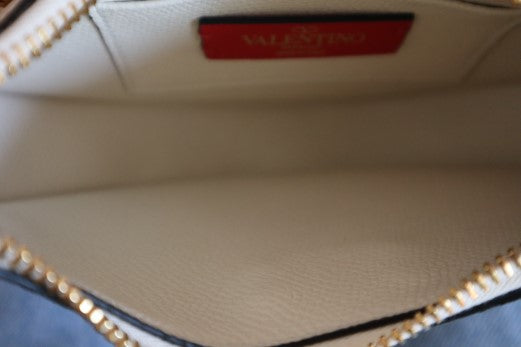 Valentino White Mini VLogo Signature Hobo Bag