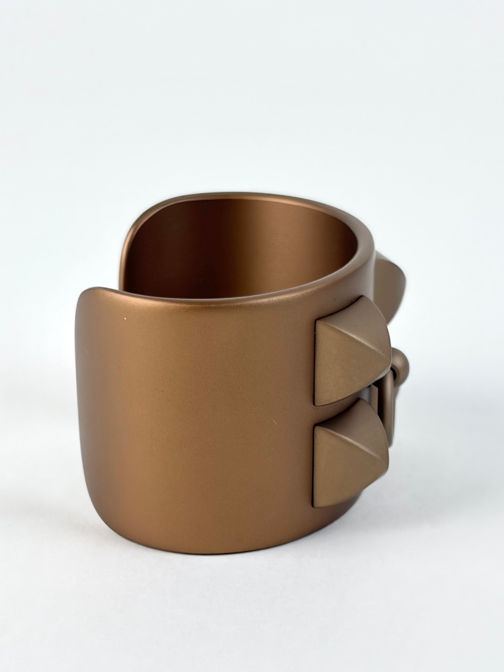 Hermes copper aluminum collier de chine sunset cuff bracelet