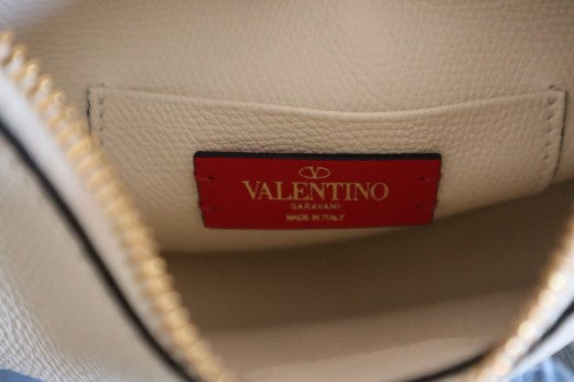 Valentino White Mini VLogo Signature Hobo Bag