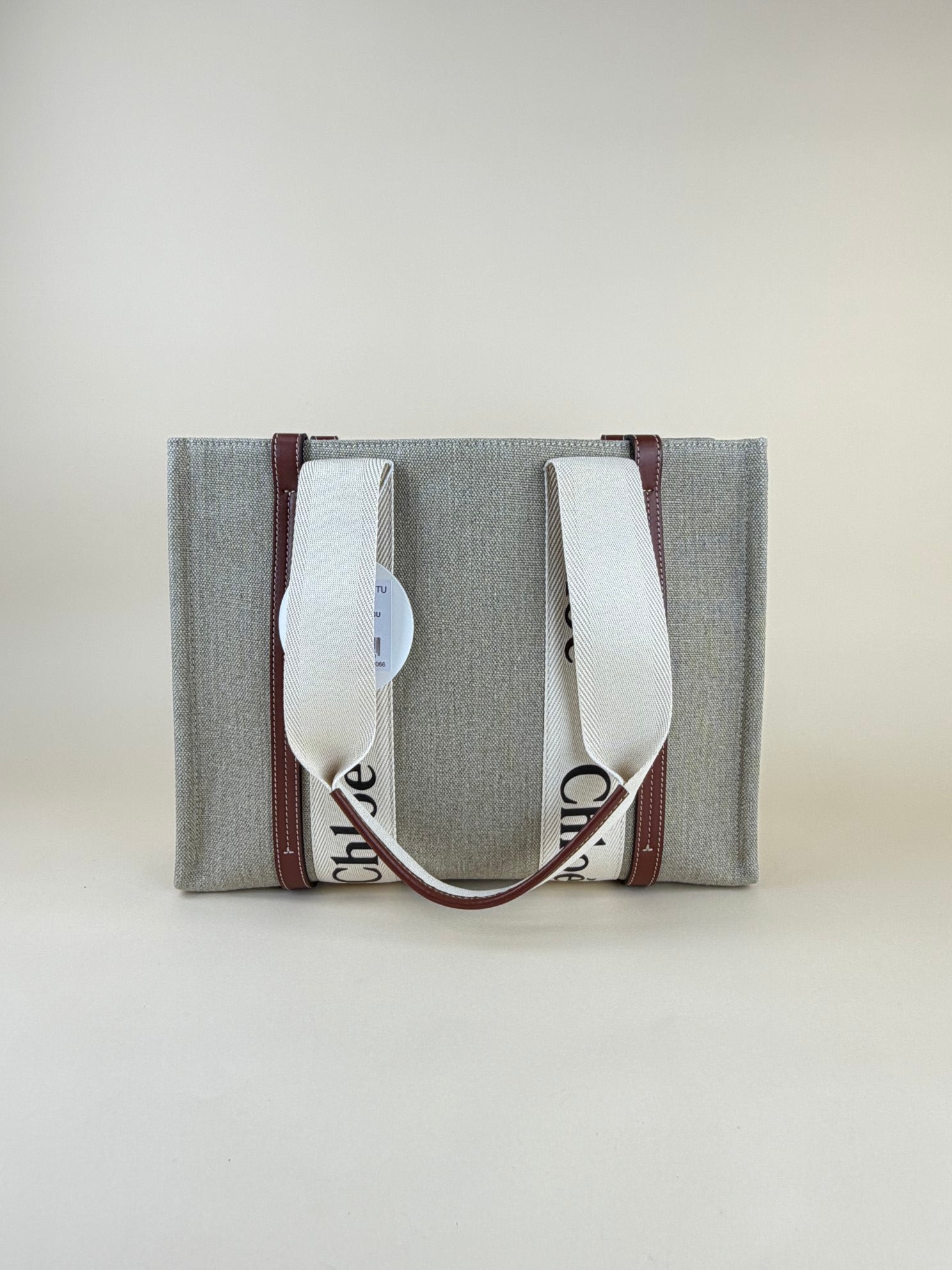 Chloe woody bicolor medium tote bag