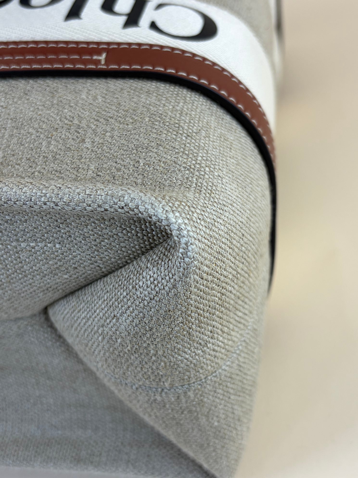 Chloe woody bicolor medium tote bag