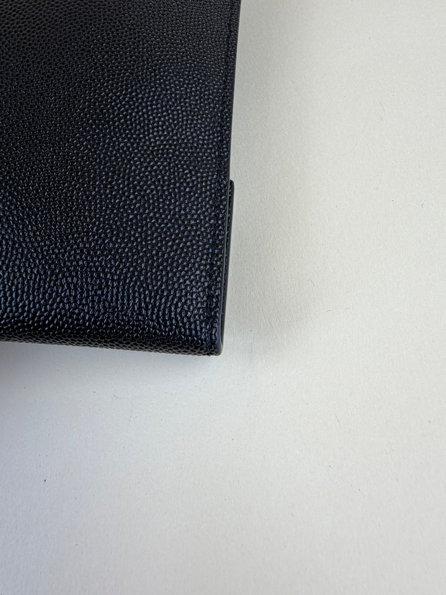 YSL Black Uptown Pouch