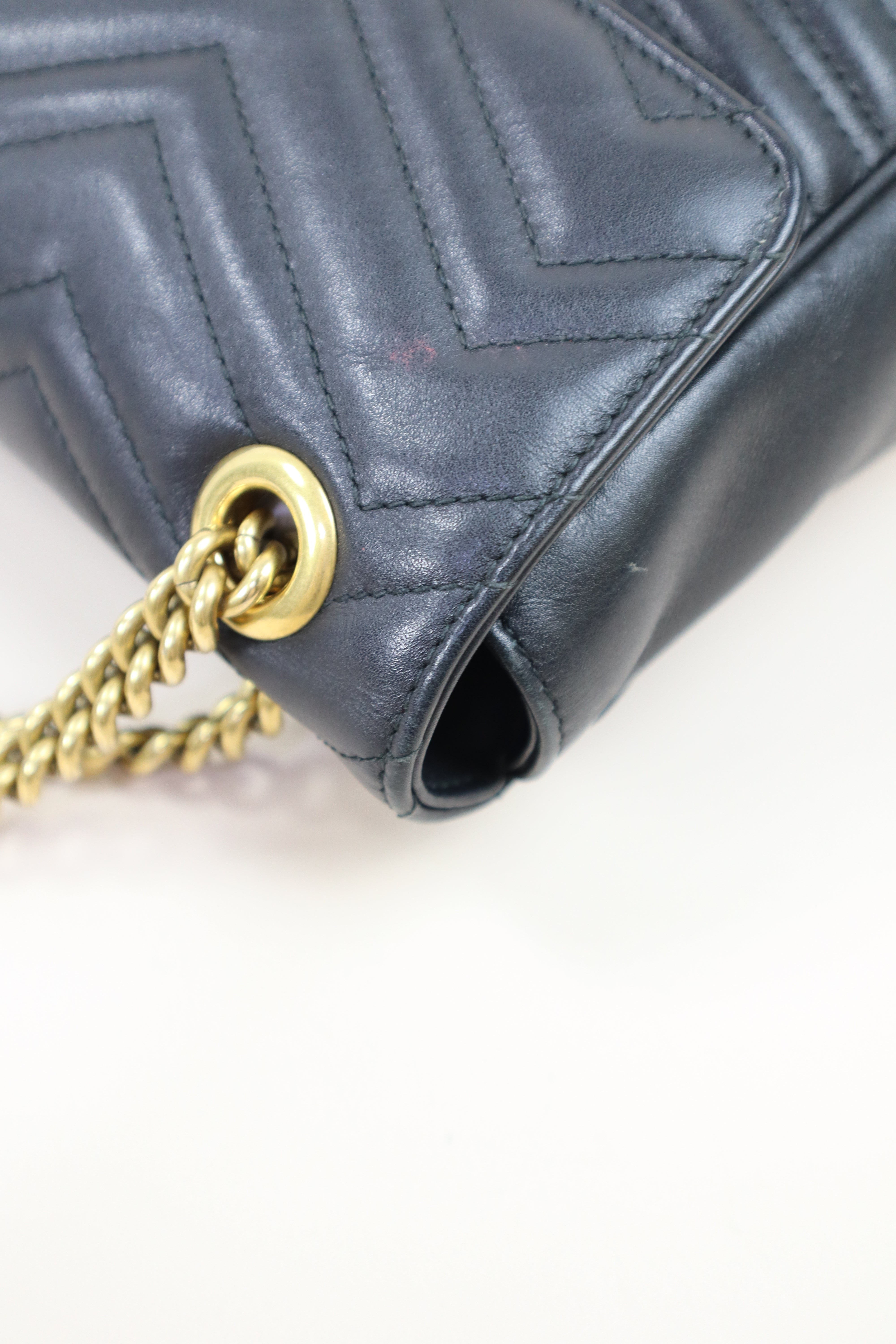Gucci Black Marmont Large Shoulder Bag