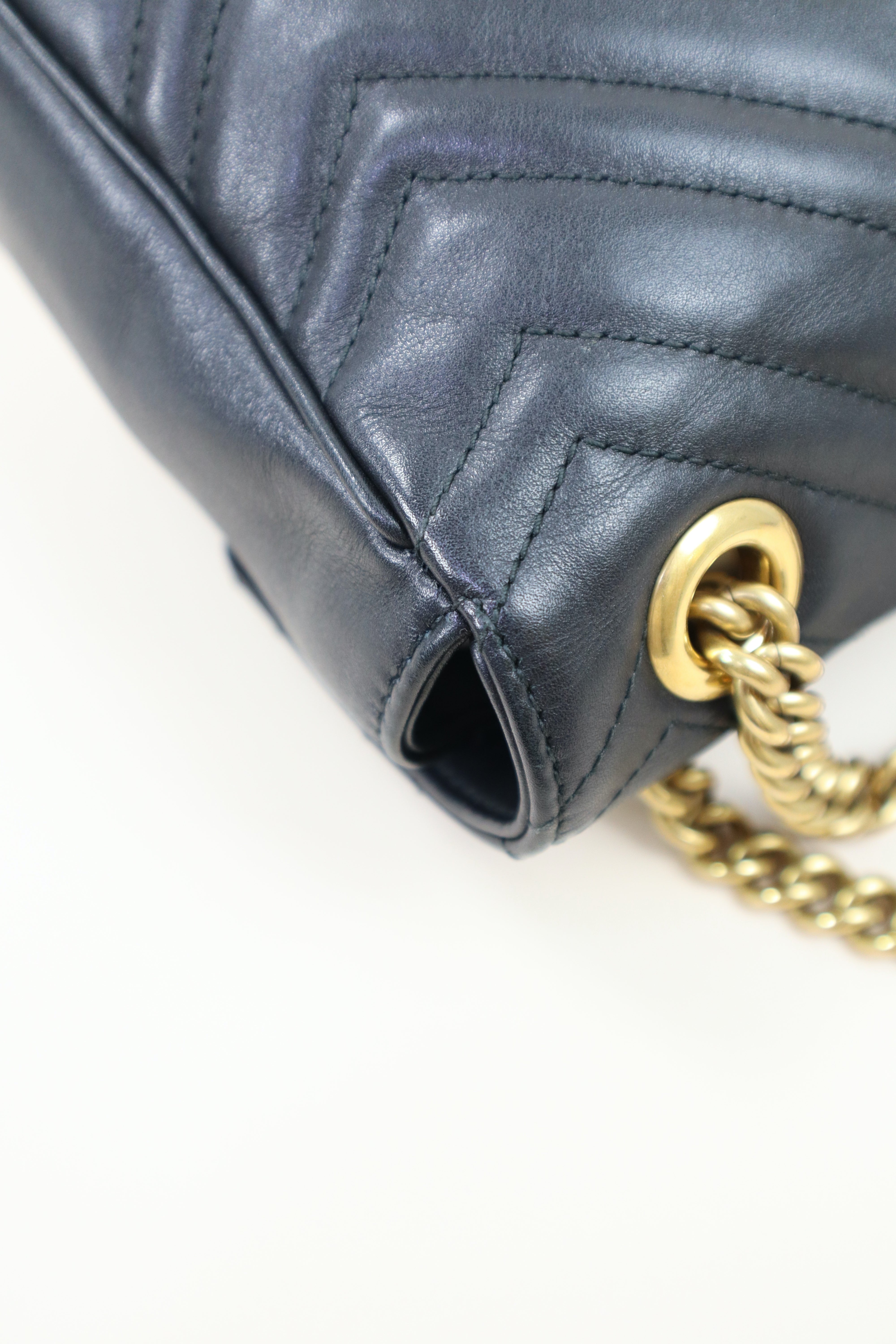 Gucci Black Marmont Large Shoulder Bag