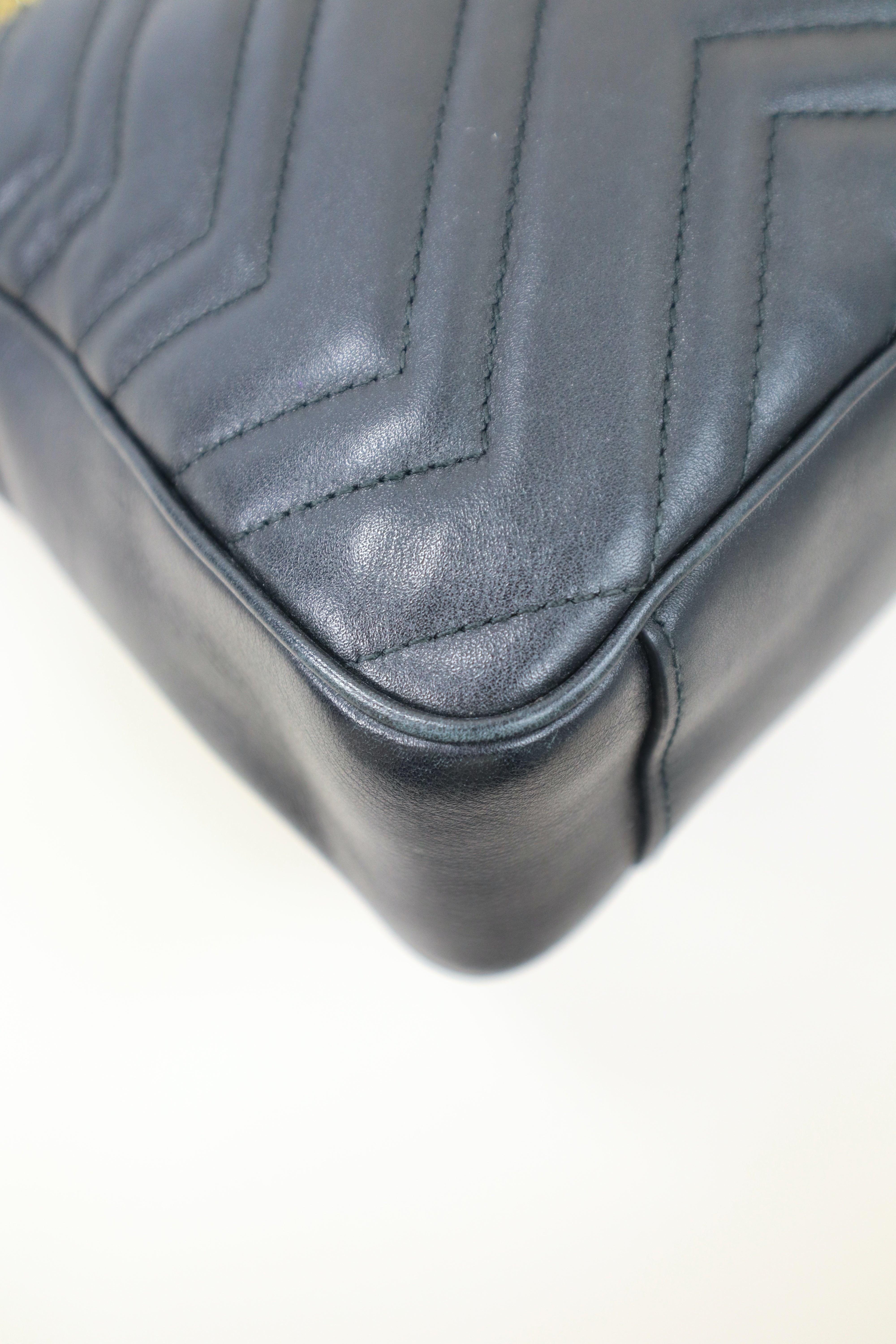 Gucci Black Marmont Large Shoulder Bag