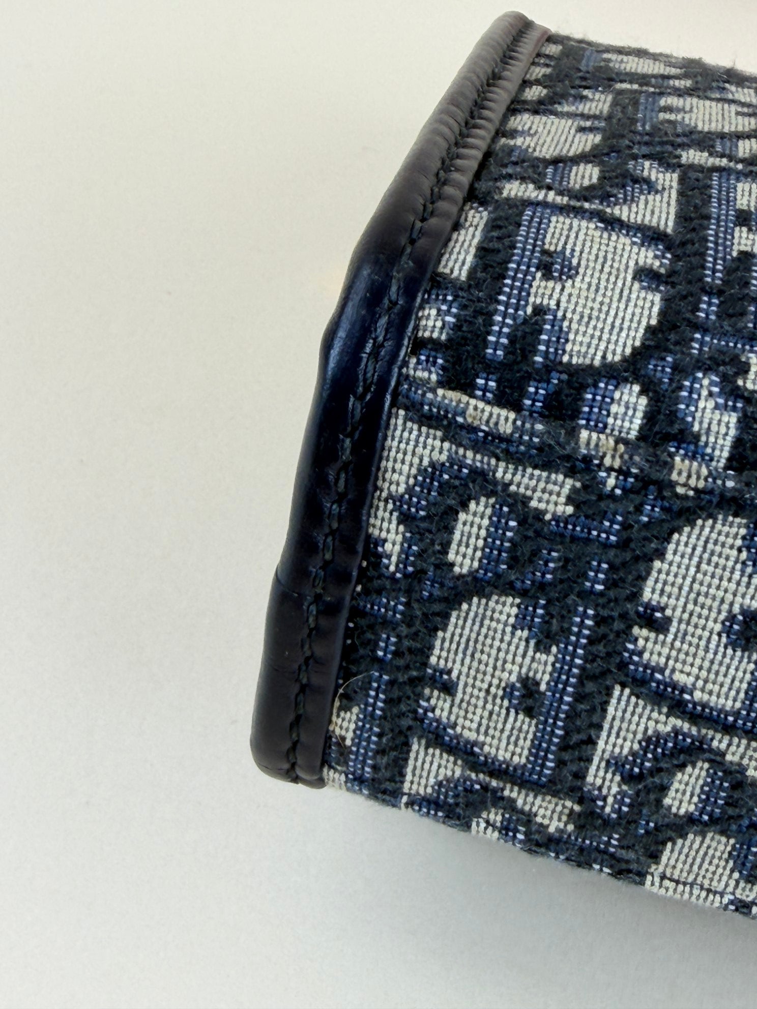 Christian Dior blue Montaigne Oblique 30 Pouch