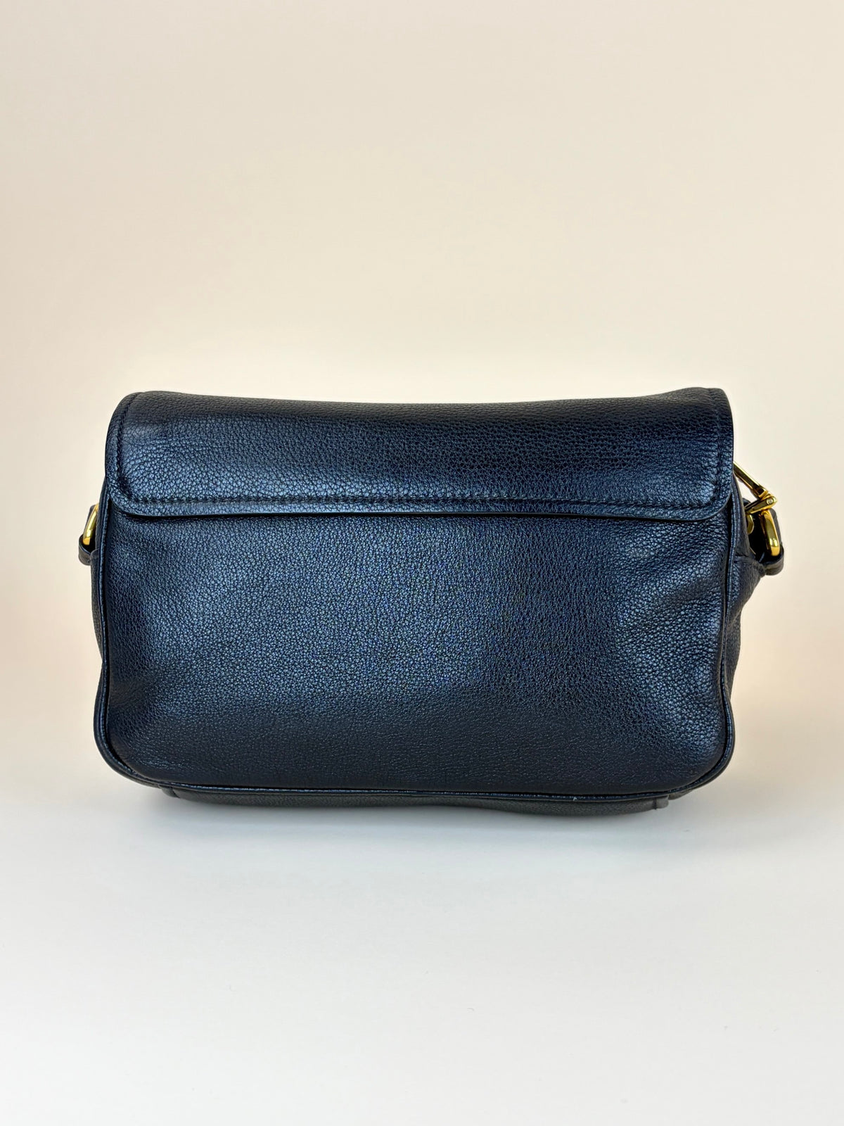 Prada Black vitello phenix flap Crossbody Bag
