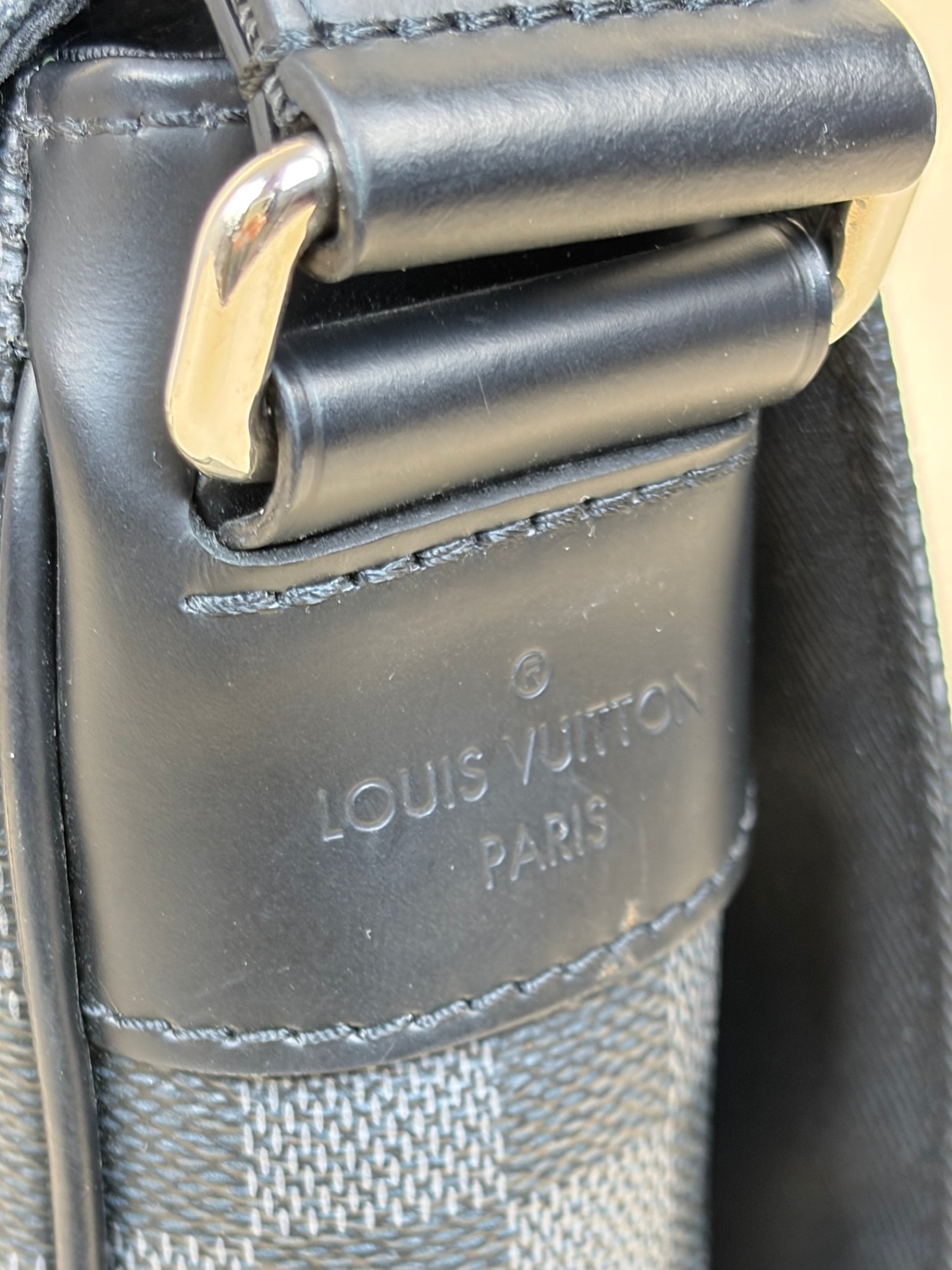 Louis Vuitton Damier Graphite District MM Messenger Bag