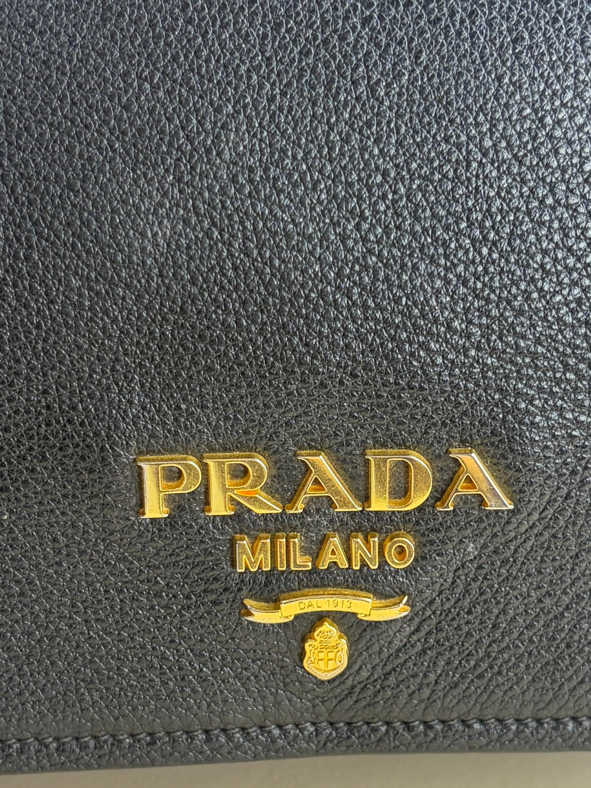 Prada Black vitello phenix flap Crossbody Bag