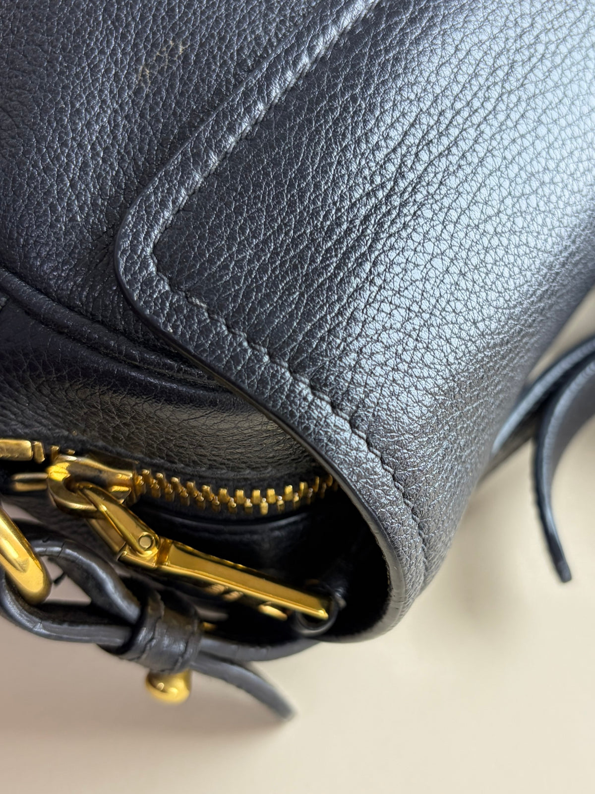 Prada Black vitello phenix flap Crossbody Bag