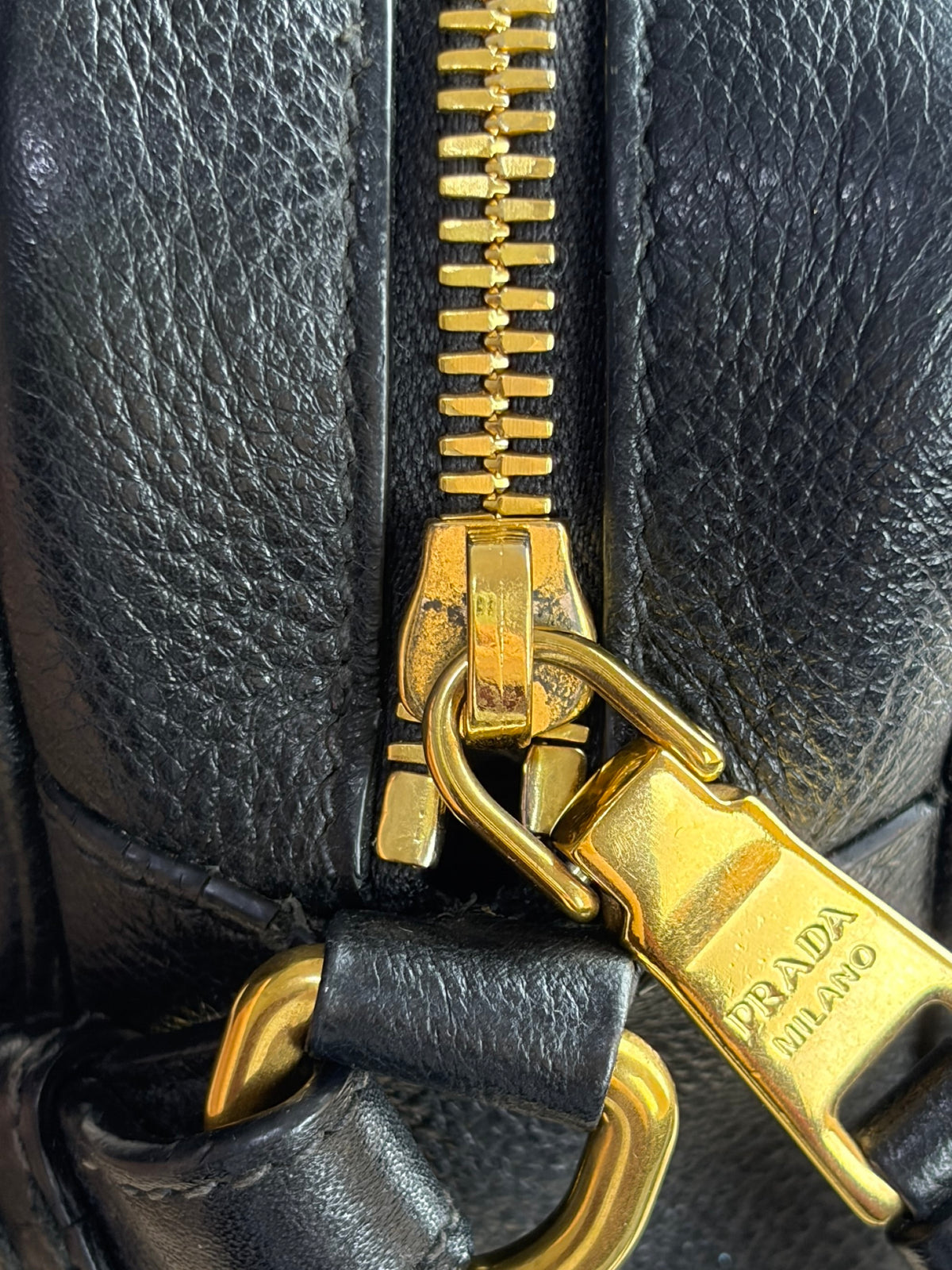 Prada Black vitello phenix flap Crossbody Bag