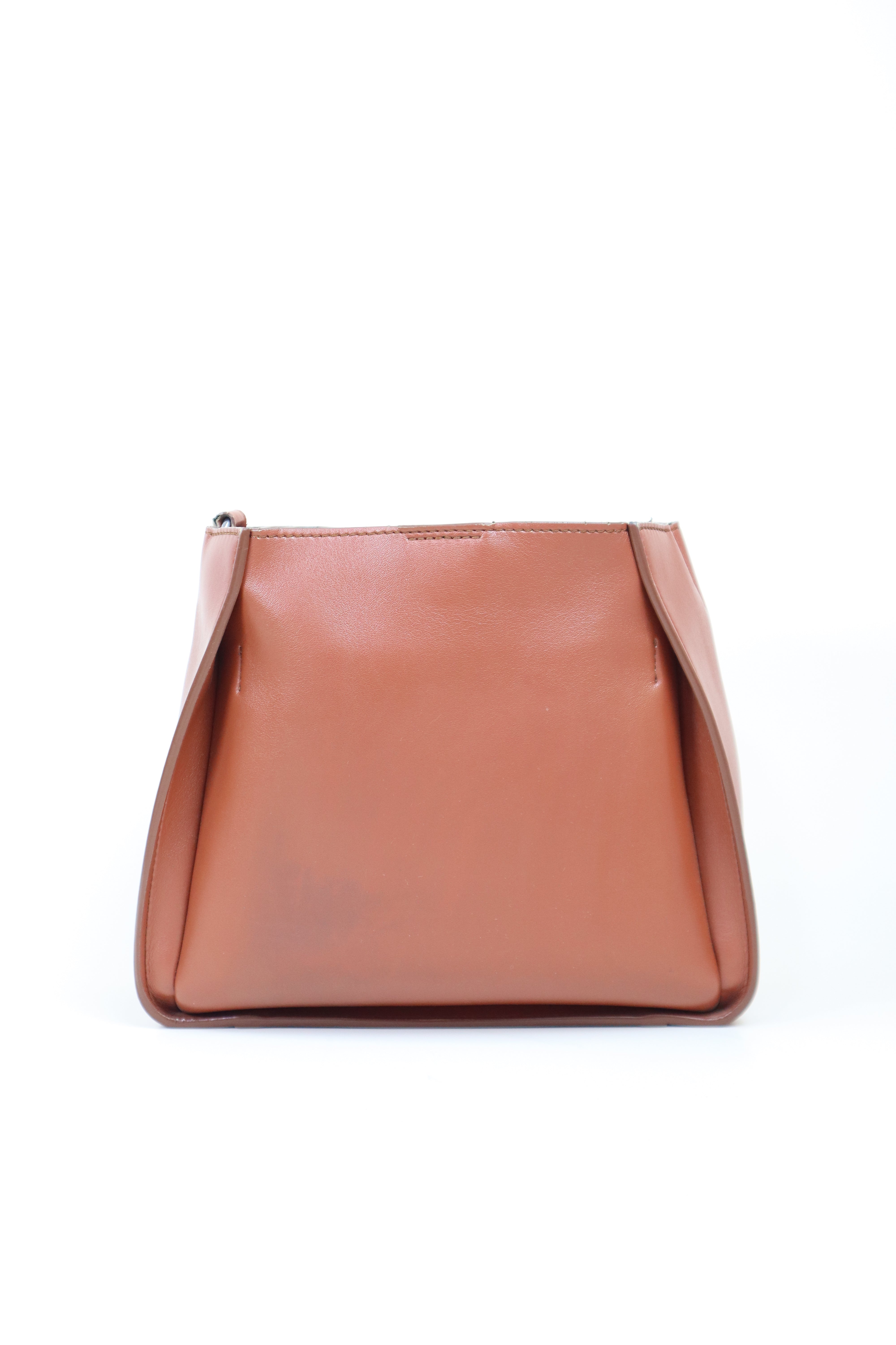Stella Mccartney Camel Logo Crossbody Bag