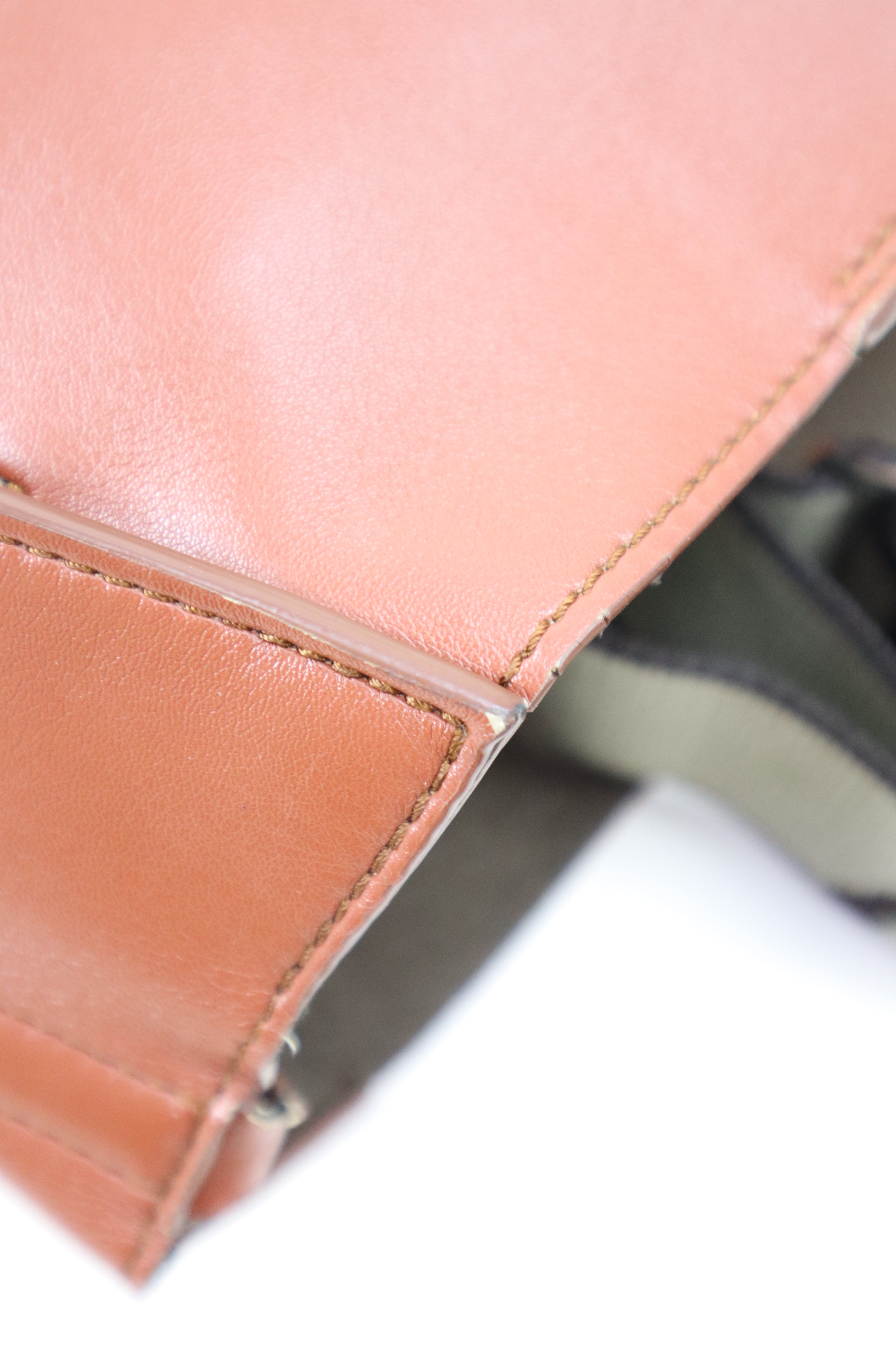 Stella Mccartney Camel Logo Crossbody Bag