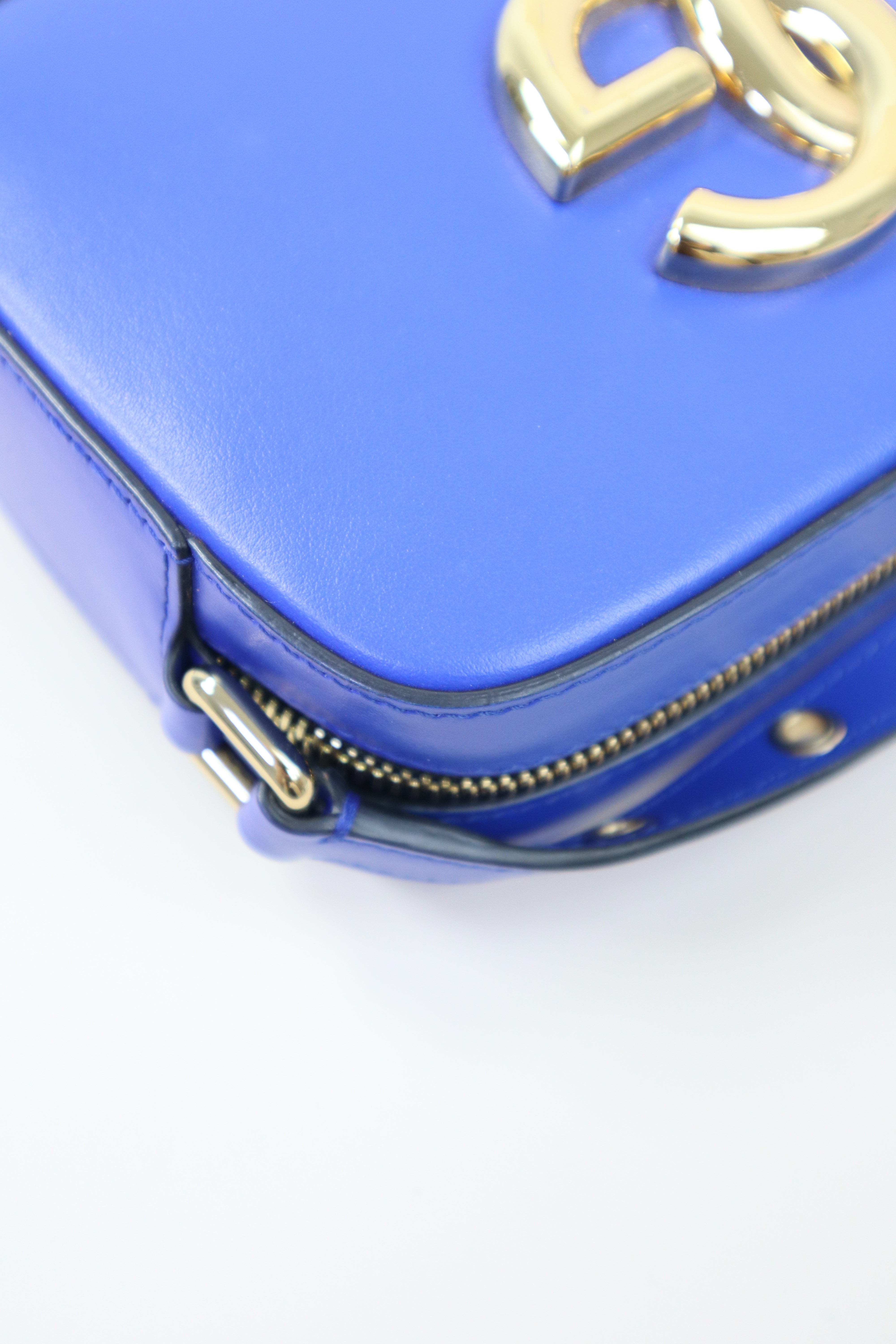 Dolce & Gabbana Blue D&G Logo Camera 3.5 Crossbody Bag