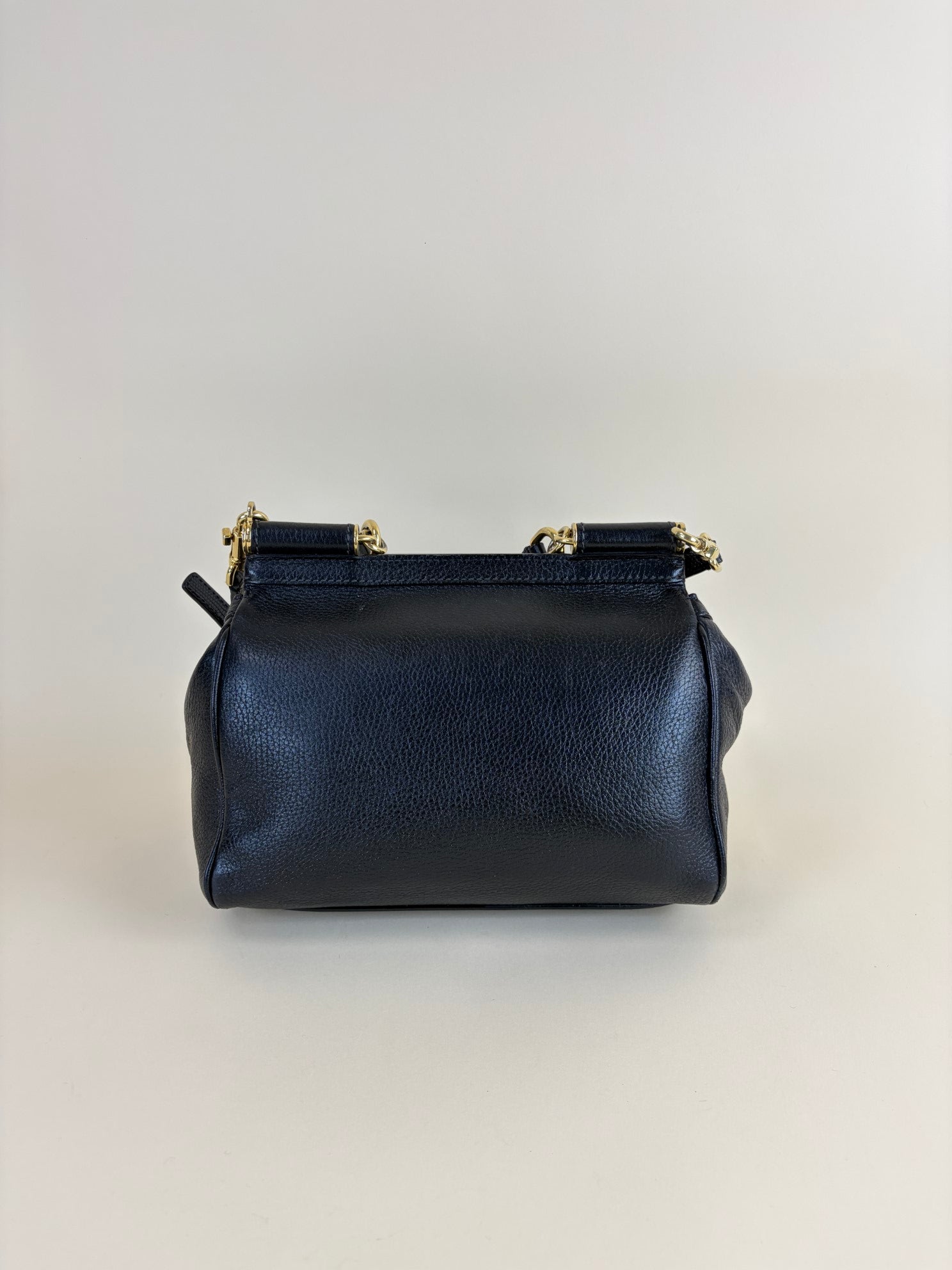 Dolce & Gabbana Black Sicily Hand Bag